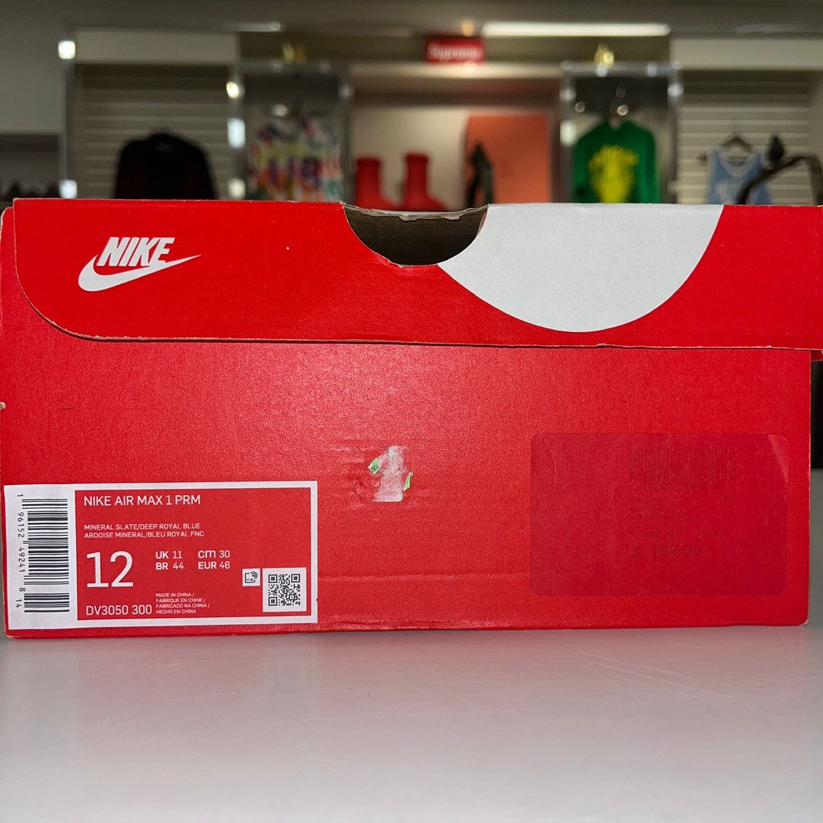 Nike Size 12 - Nike Air Max 1 Premium Dirty Denim - DV3050-300 Size US 12 / EU 45 - 6 Thumbnail