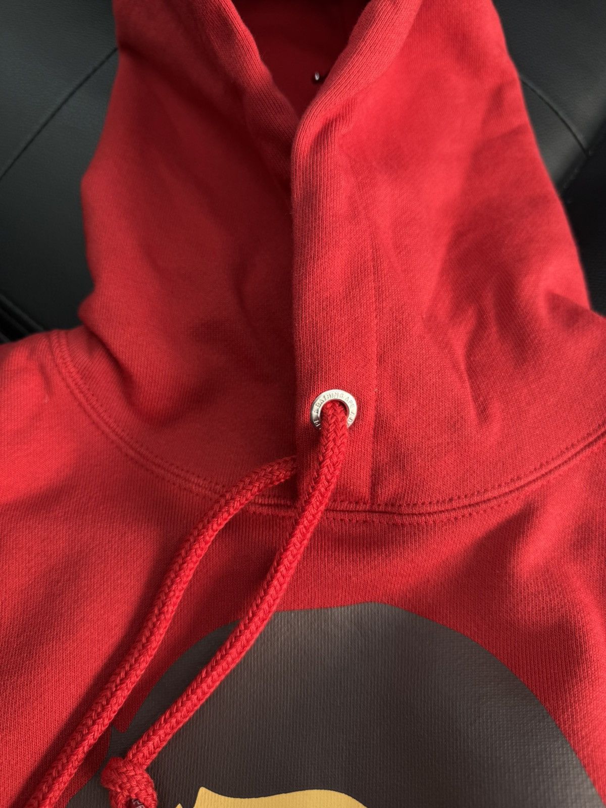 Bape Bape Hoodie Pullover Red Basic Logo Size Small (NEW) Size US S / EU 44-46 / 1 - 8 Thumbnail
