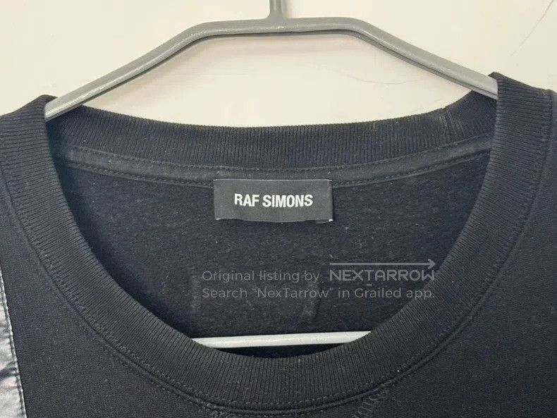 Raf Simons Raf Simons Blue Velvet Sweatshirt with Graphic. Size US L / EU 52-54 / 3 - 4 Thumbnail