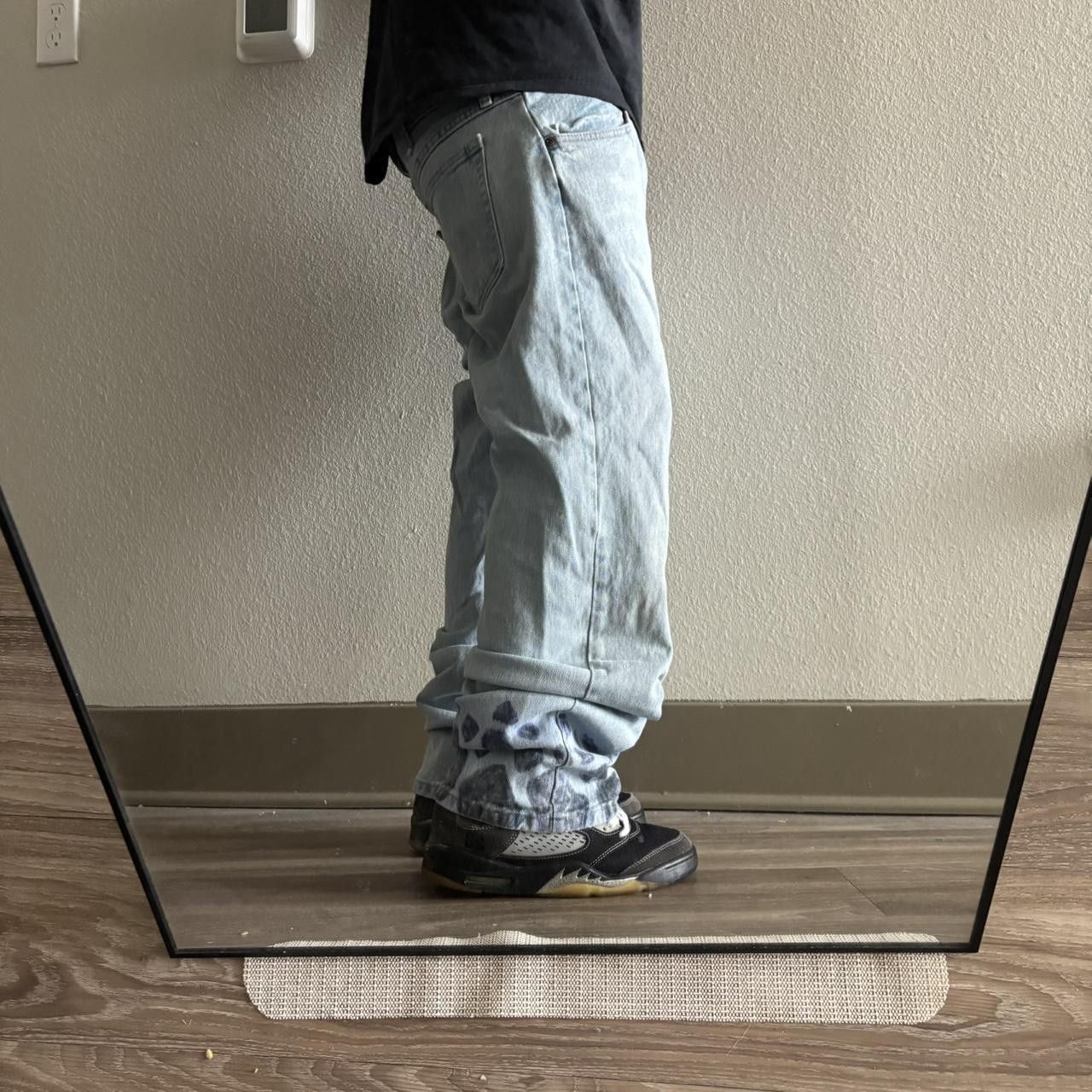 Japanese Brand Crazy Vintage Y2K/2000s Light Wash Custom Denim Jeans! 34x30 Size US 34 / EU 50 - 2 Thumbnail