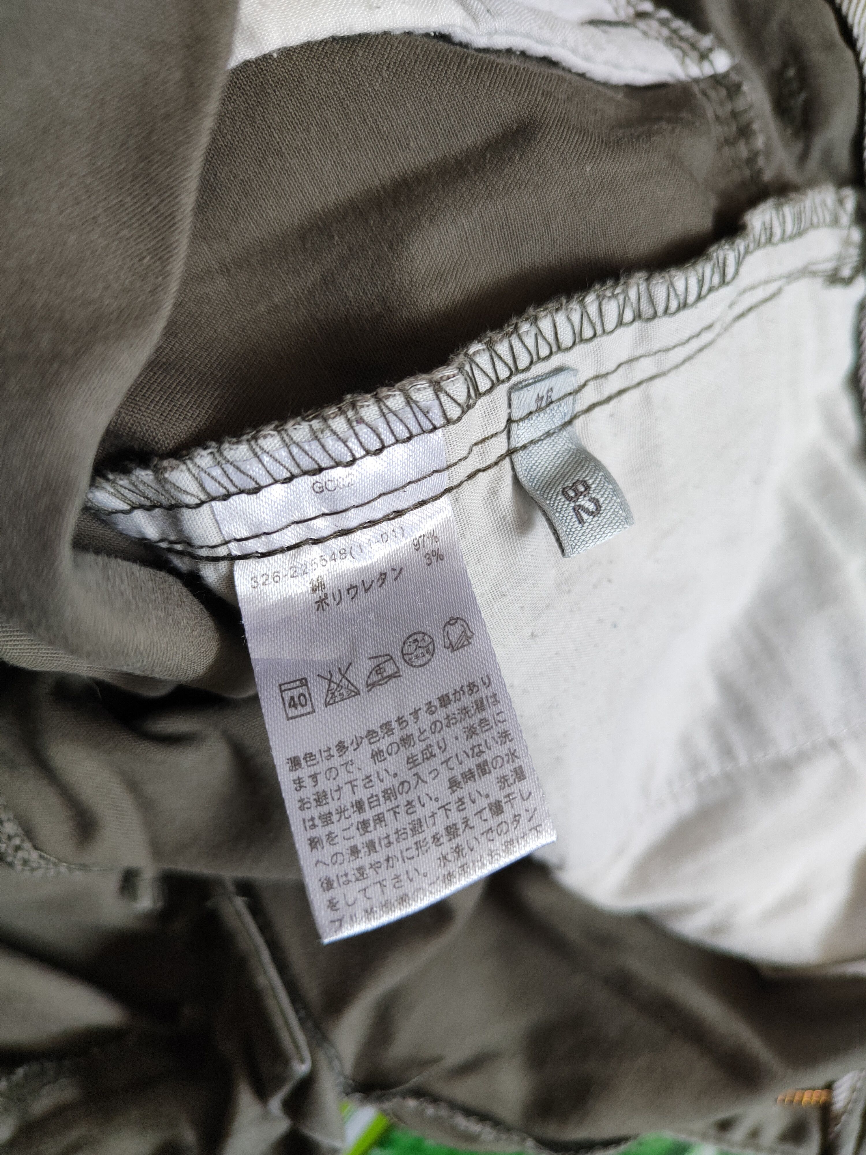 Japanese Brand Japanese Olive Multipocket Faded Cargo Pants N#S001 Size US 32 / EU 48 - 13 Thumbnail