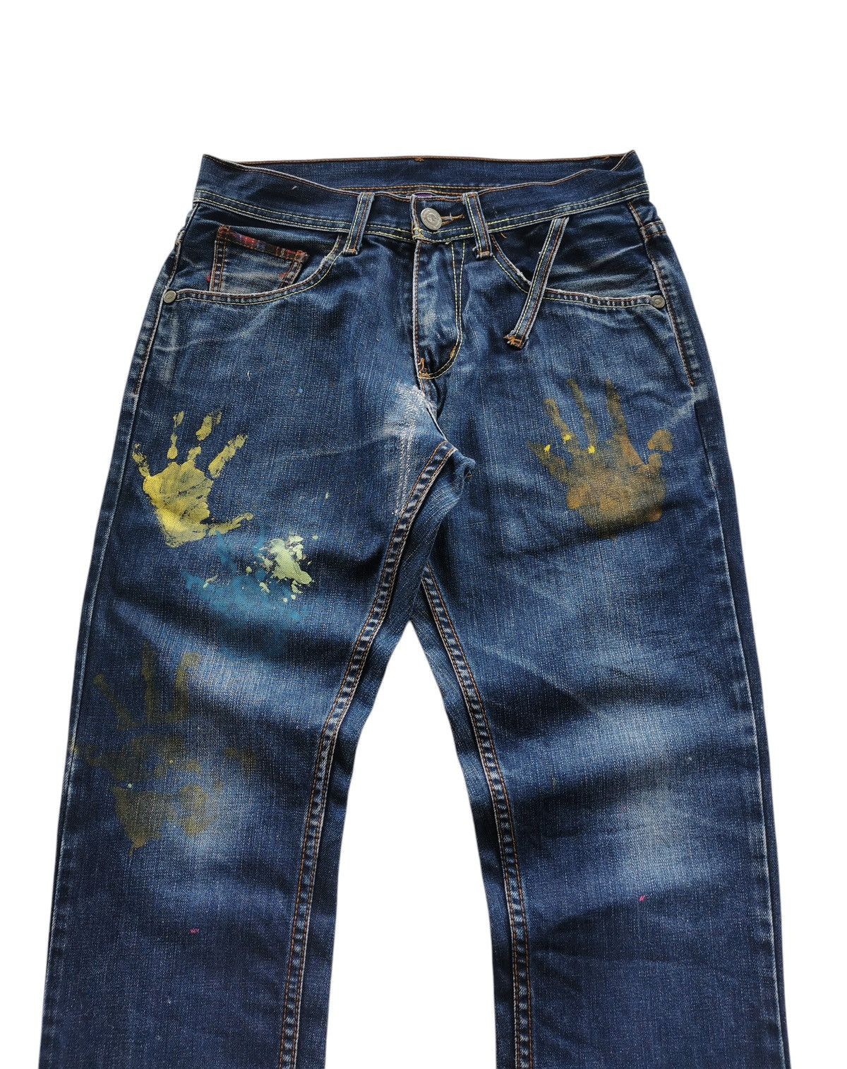 Japanese Brand Joneaa Crazy Leopard Strategy The Art Denim Size US 29 - 6 Thumbnail