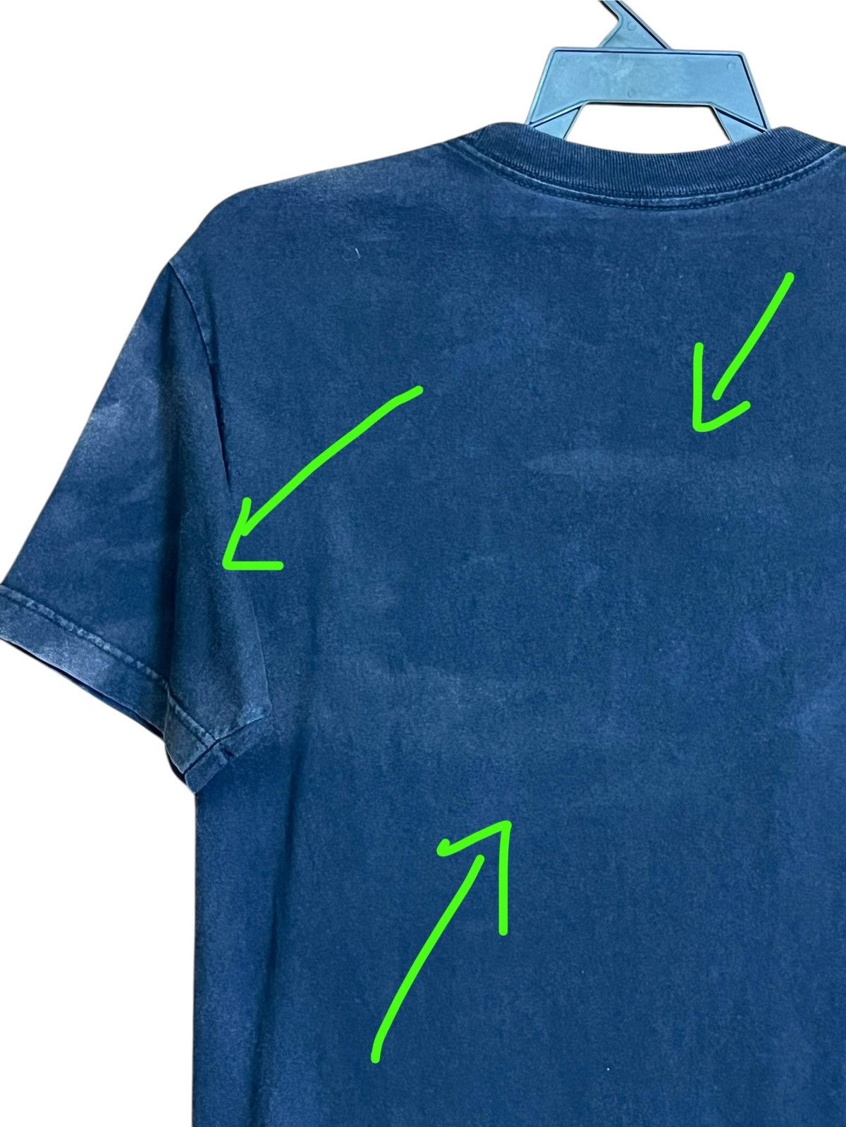 Japanese Brand COMME DES FUXKDOWN by the cut sunfaded tee shirt Size US M / EU 48-50 / 2 - 12 Thumbnail