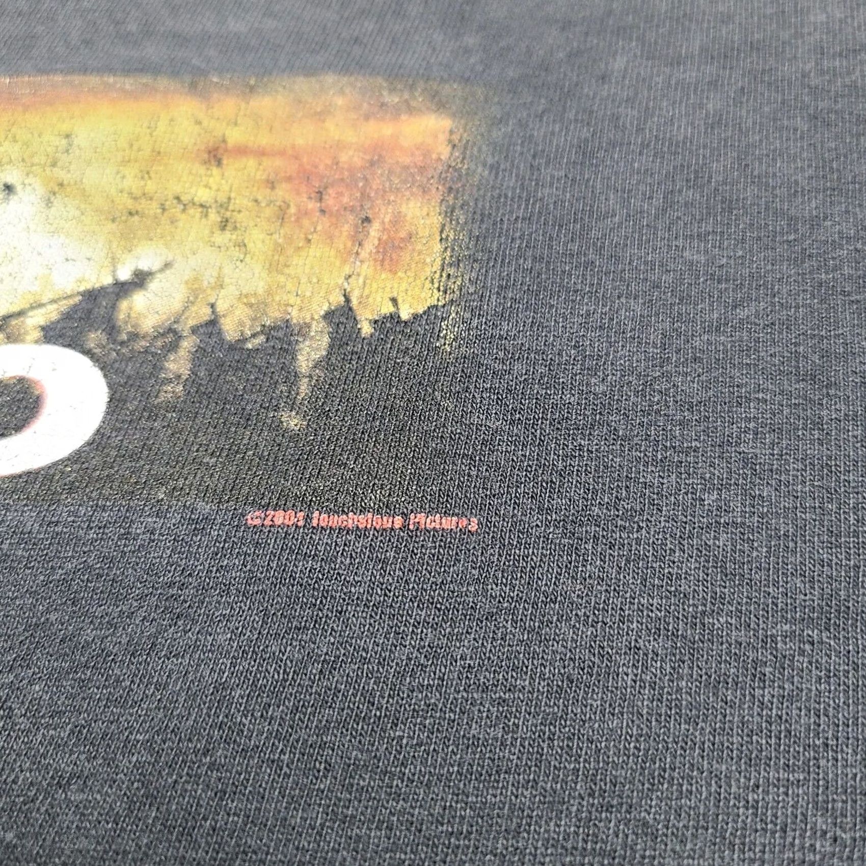 Vintage VINTAGE The Alamo T-Shirt Men’s Large Black Movie Promo 2004 Y2K Thrashed with Small Holes Front Logo Graphic Tee Mens Size US L / EU 52-54 / 3 - 3 Thumbnail