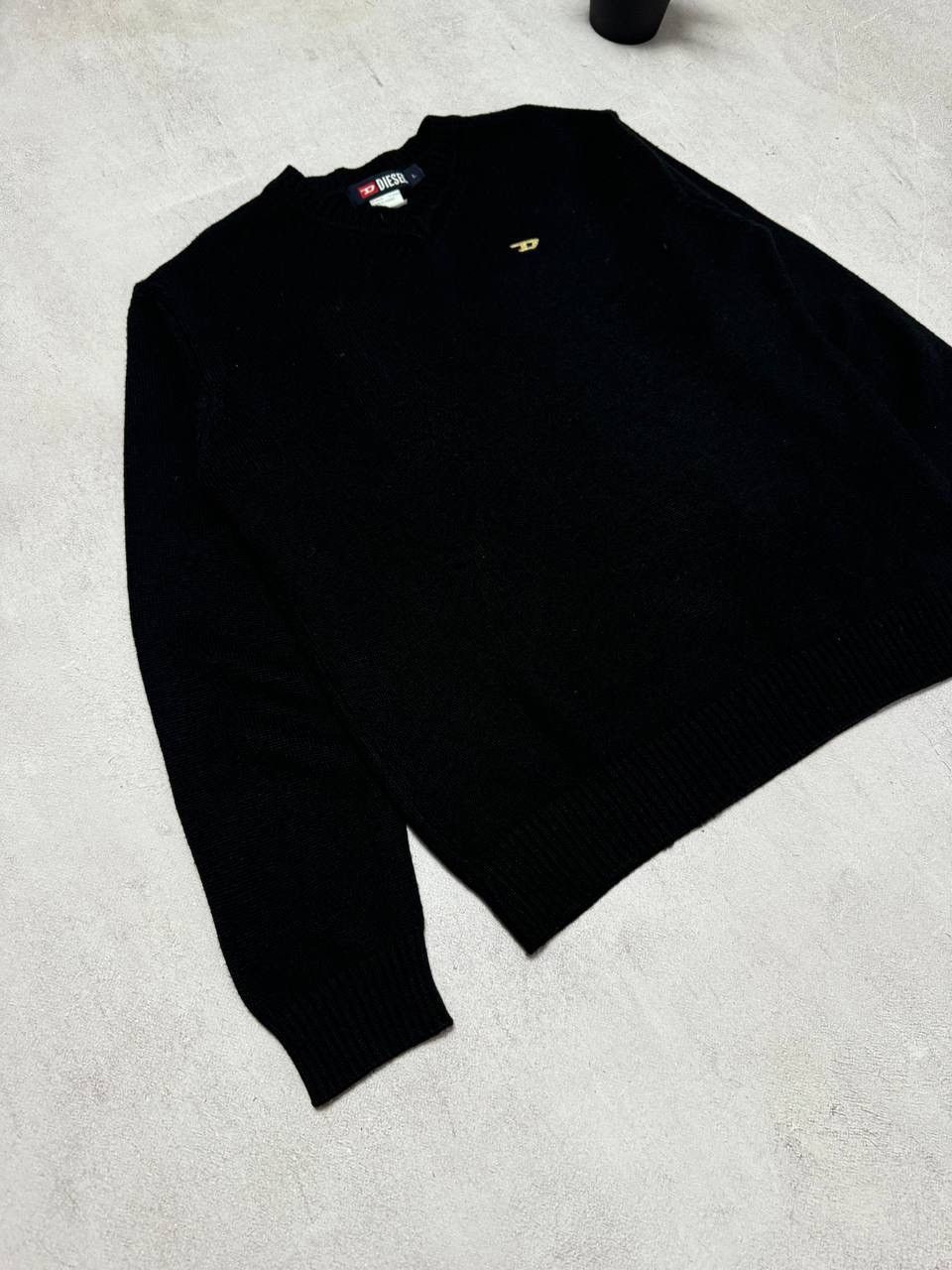 Diesel × Vintage Vintage Diesel Sweater Knit Baggy Mini Logo Y2K 90s Size US L / EU 52-54 / 3 - 2 Thumbnail
