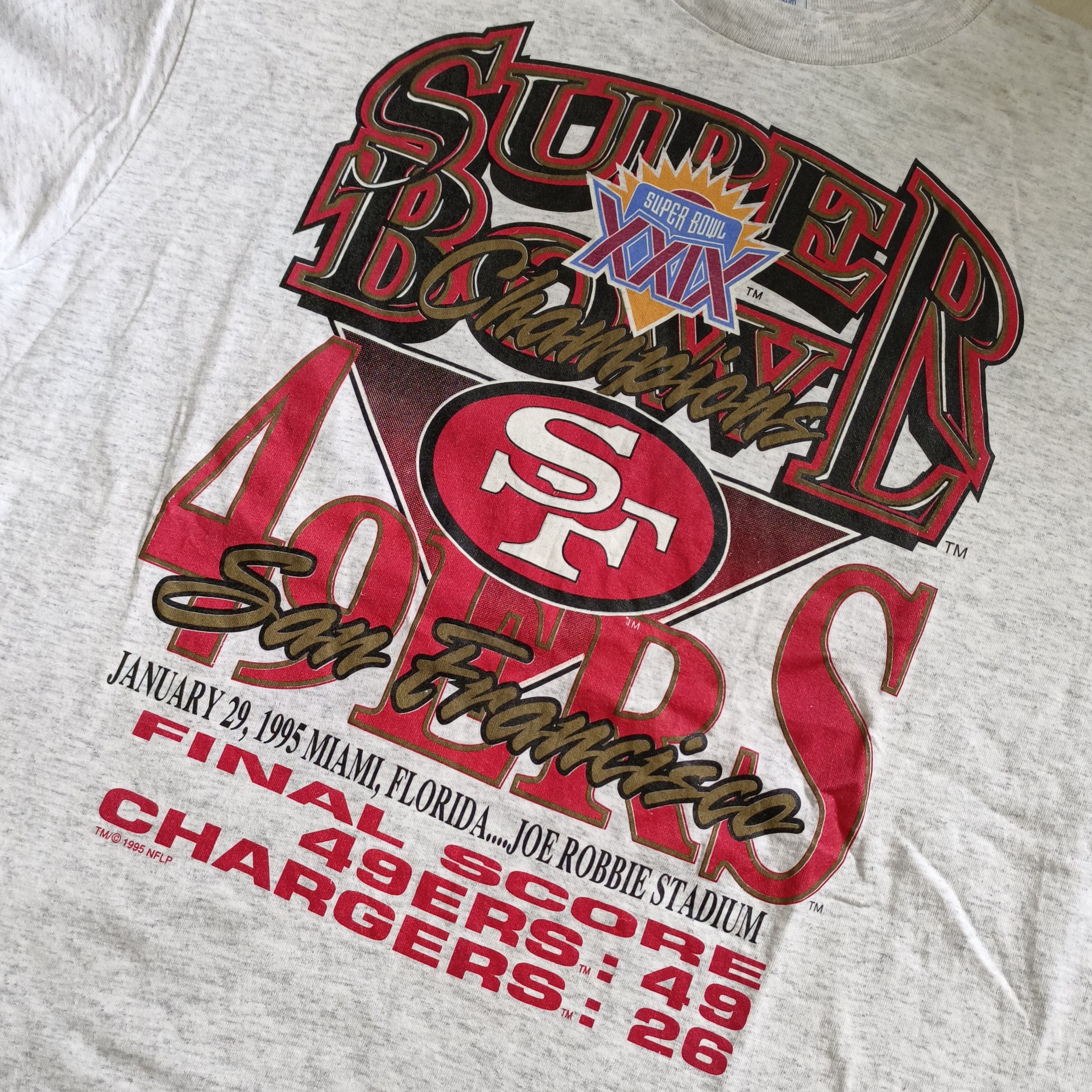 NFL × Vintage Vintage 95 NFL Super Bowl Final 49ers SF Size US XL / EU 56 / 4 - 2 Thumbnail