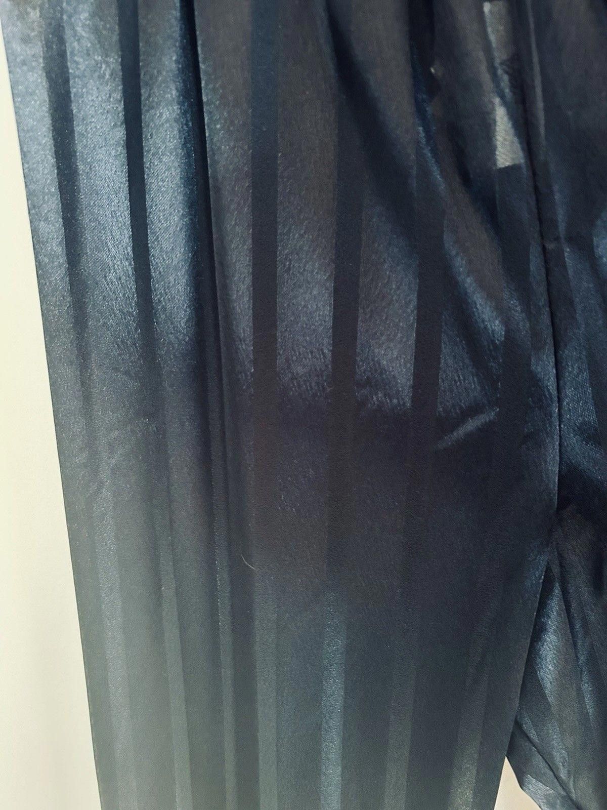 Other Vintage Made In USA Undercover Wear Sheer Stripe Black Pants Size ONE SIZE - 6 Thumbnail
