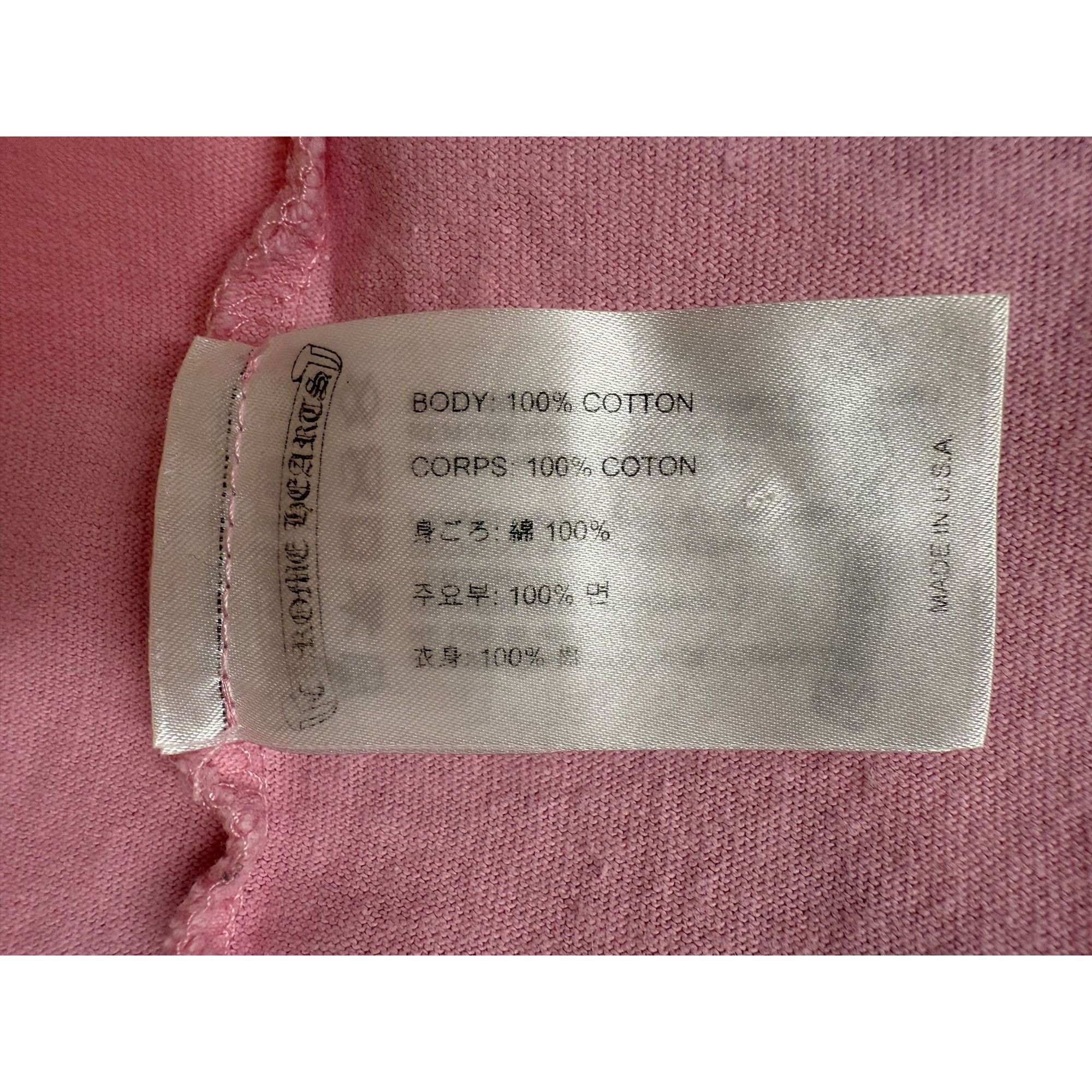Chrome Hearts Chrome Hearts Pink Graphic T-Shirt W/ Pocket "Vanity Affair" Size S / US 4 / IT 40 - 8 Thumbnail