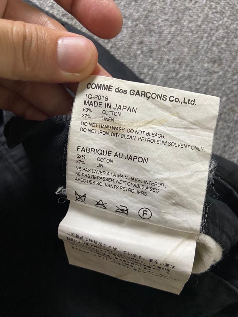 Comme des Garcons Comme des Garcons Black Drop Crotch Patchwork Pants (185) Size US 32 / EU 48 - 6 Thumbnail