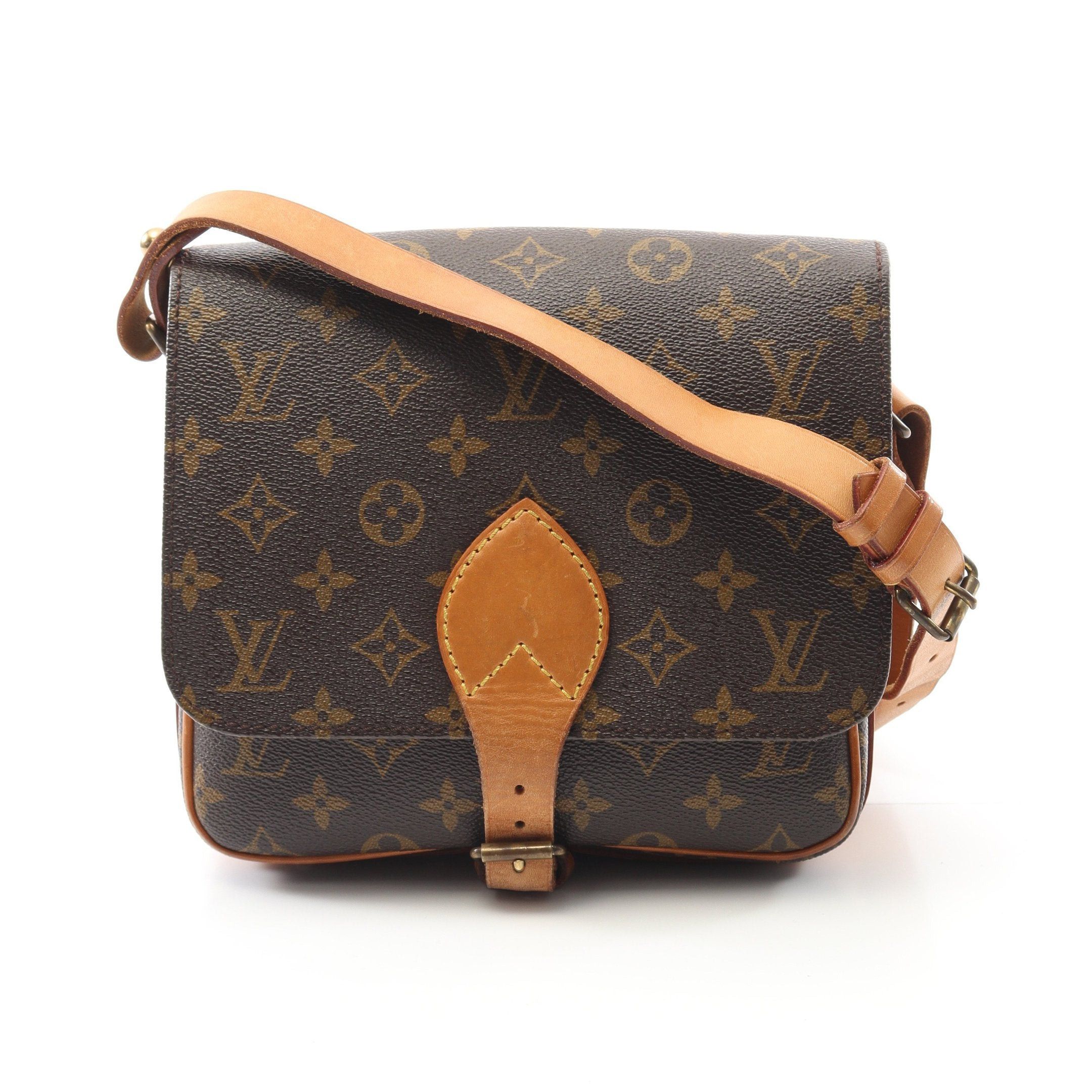 Louis Vuitton Louis Vuitton Cartesier Mm Monogram Shoulder Bag Leather Brown Size ONE SIZE - 1 Thumbnail