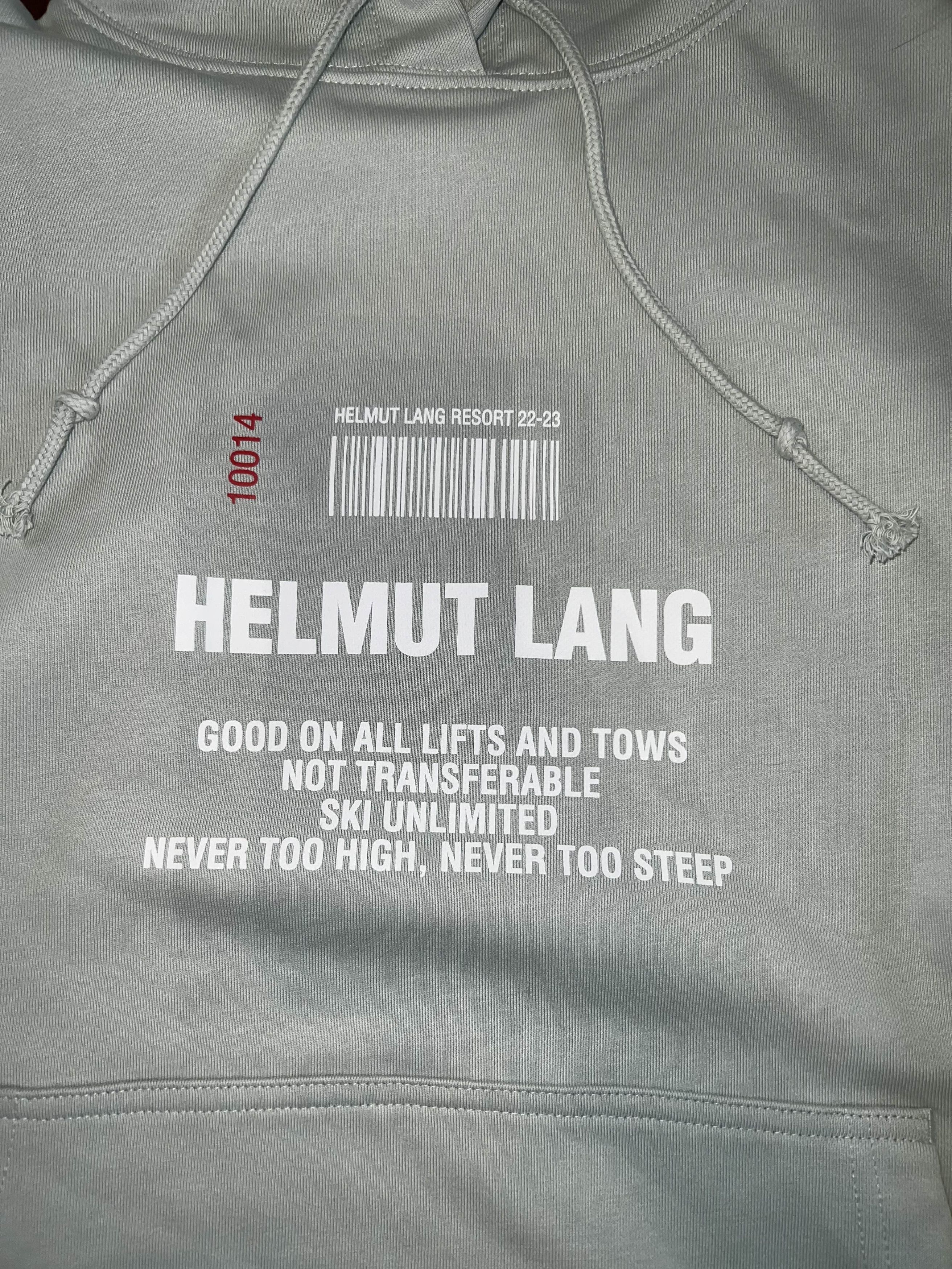 Helmut Lang HELMUT LANG Ski Pass Pullover Hoodie Size US S / EU 44-46 / 1 - 3 Thumbnail