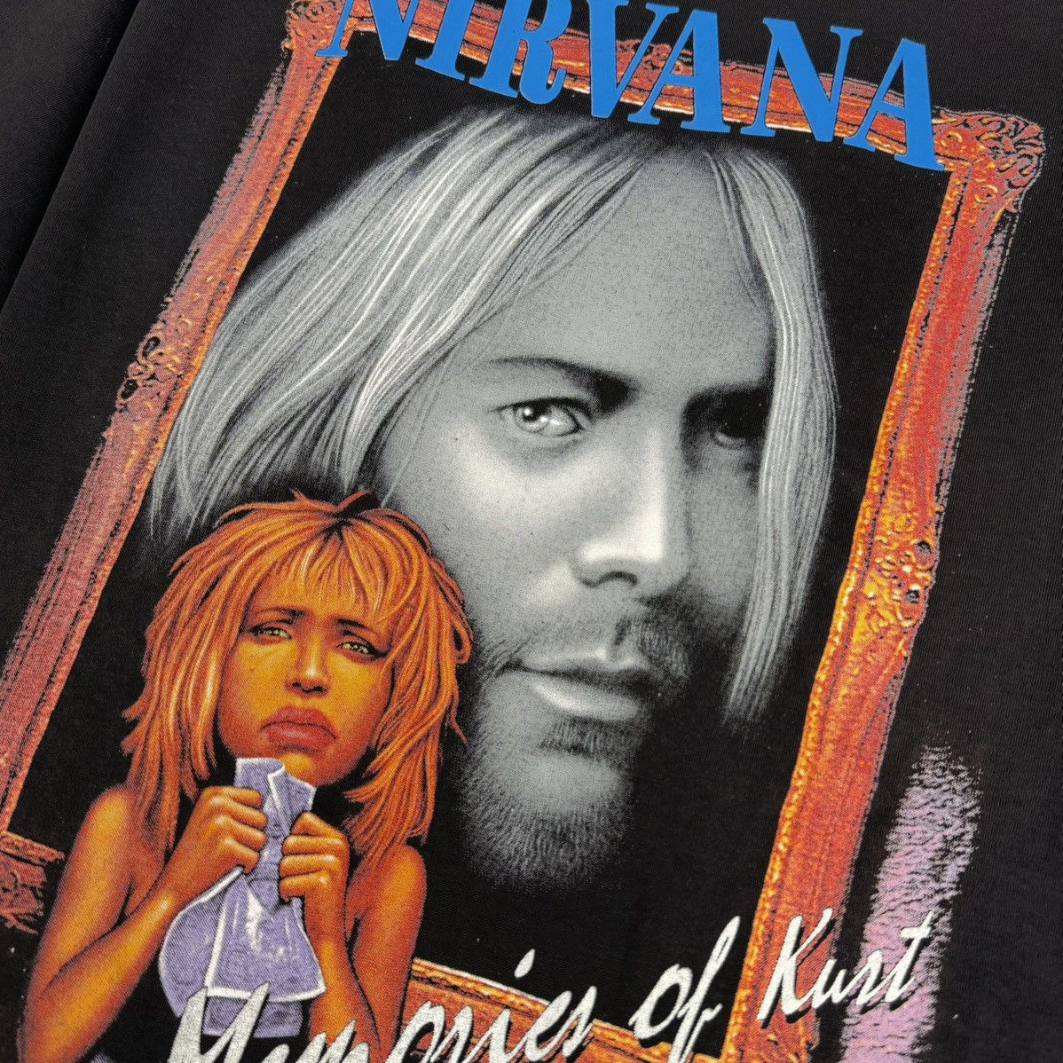 Band Tees Vintage Nirvana Memories Of Kurt Courtney Love T Shirt Size US L / EU 52-54 / 3 - 3 Thumbnail