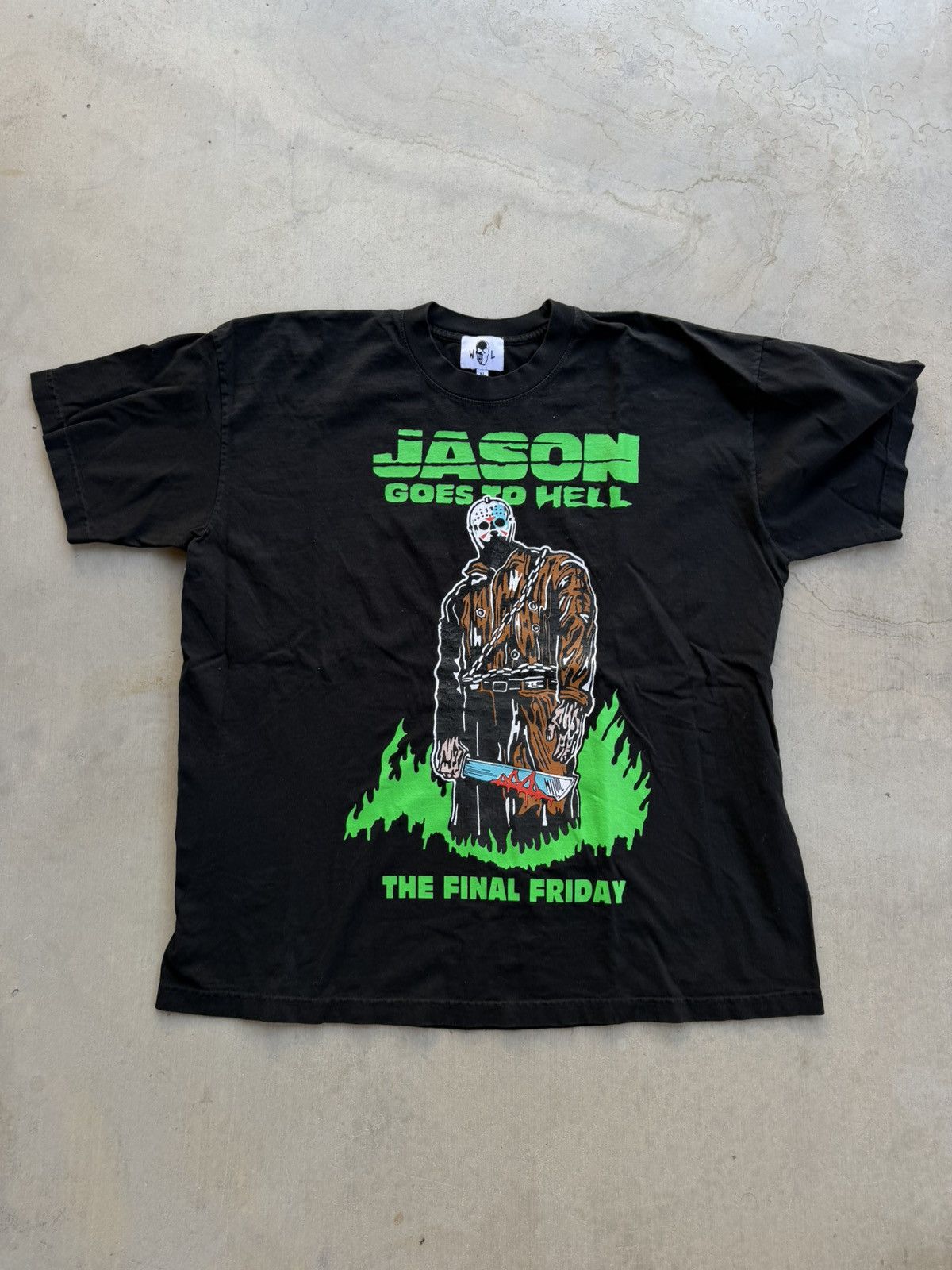 Warren Lotas Warren Lotas “Jason Goes To Hell” Tee – Black (Size XL) Size US XL / EU 56 / 4 - 1 Thumbnail