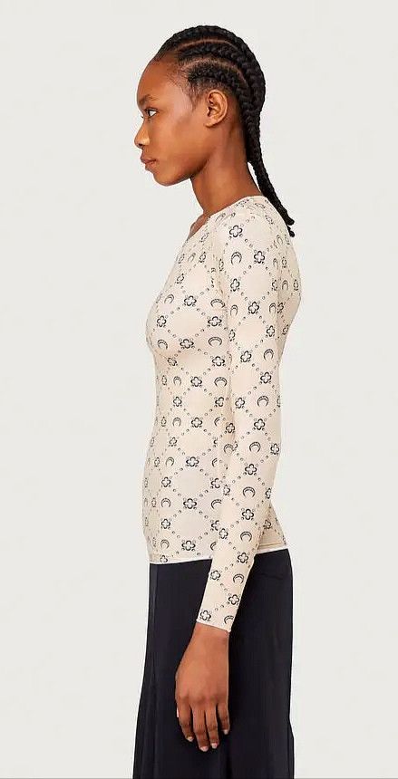 Marine Serre Second skin monogrammed top Size XS / US 0-2 / IT 36-38 - 19 Thumbnail
