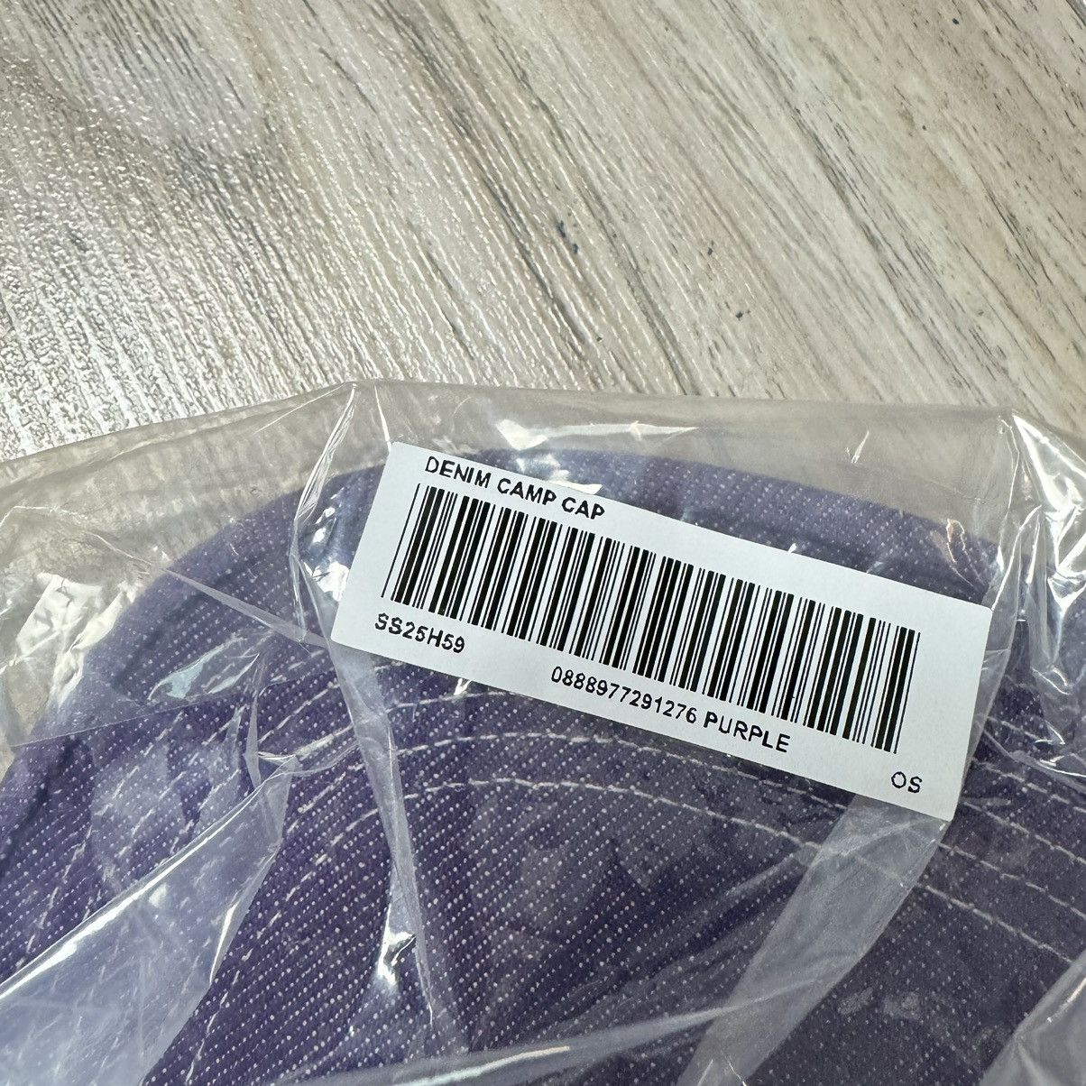 Supreme Supreme Denim Camp Cap Purple Deadstock DS Size ONE SIZE - 5 Thumbnail