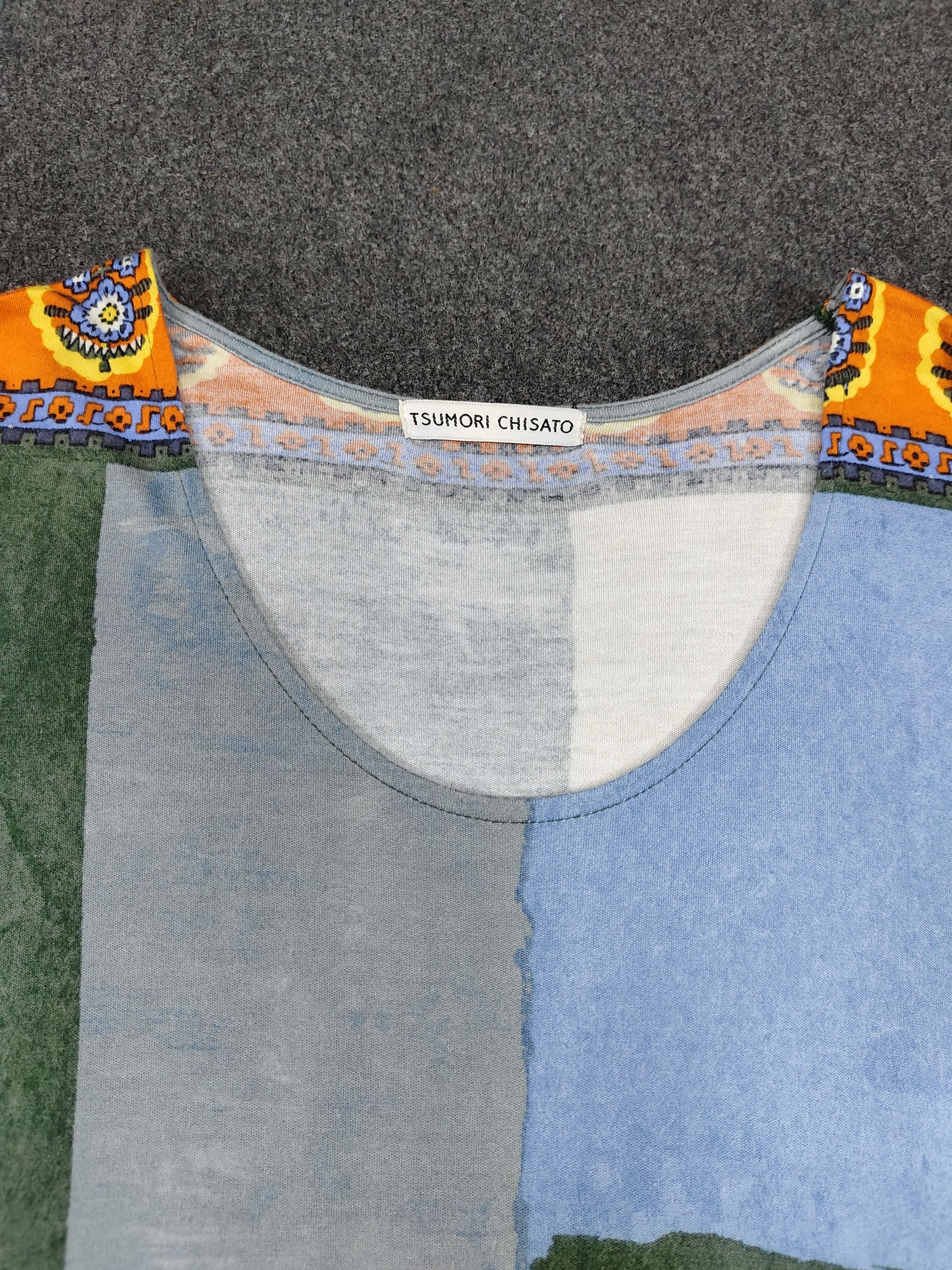 Tsumori Chisato Tsumori Chisato 🇯🇵 Graphic Panel Artwear Rayon Sleeveless Size L / US 10 / IT 46 - 7 Thumbnail