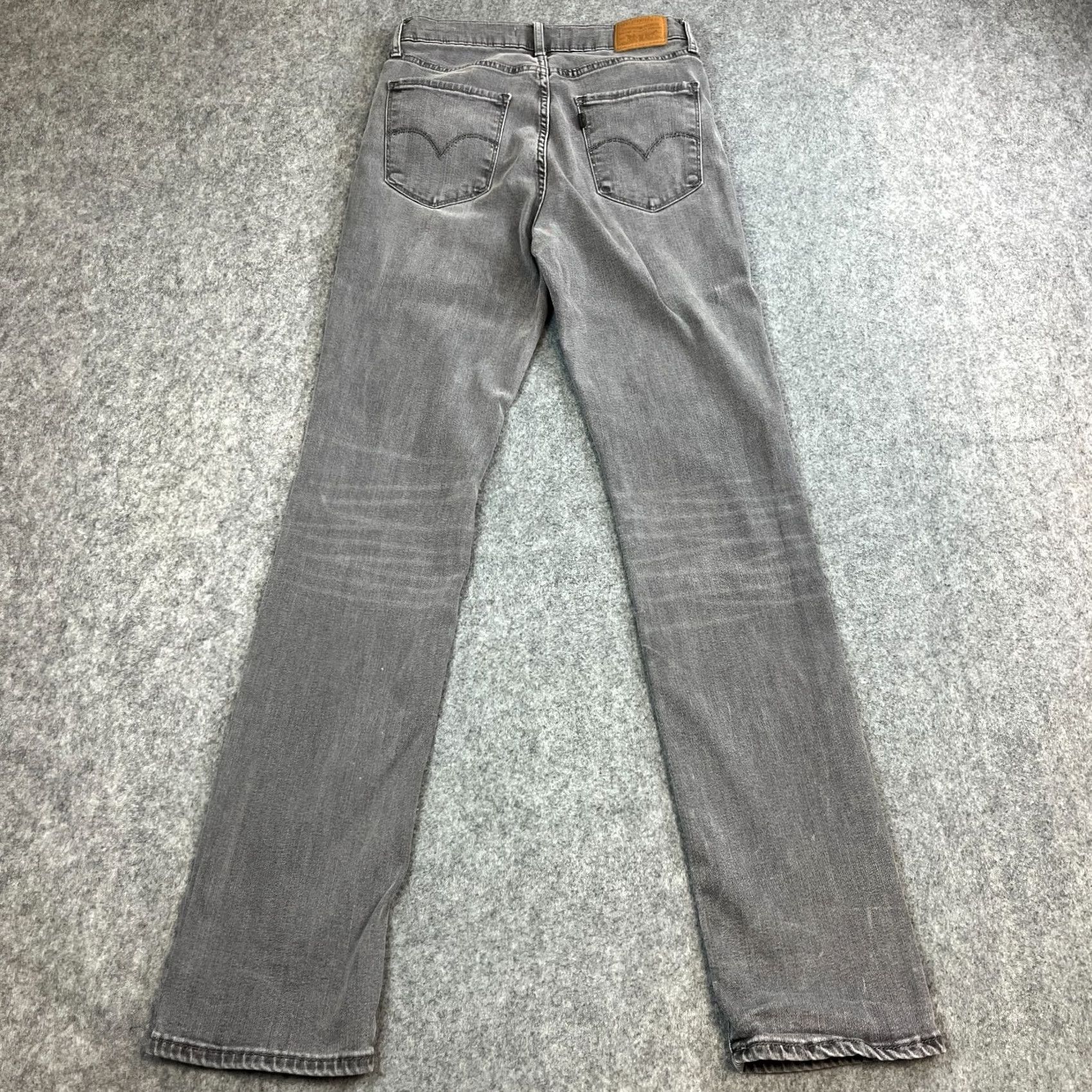 Levi's Levi's 724 Jeans High Rise Straight 29 32 UK 8 Grey Stretch Premium Denim Womens Slim 5-Pocket Modern Comfort Jeans Mens Womens Girls Size 30" / US 8 / IT 44 - 2 Thumbnail