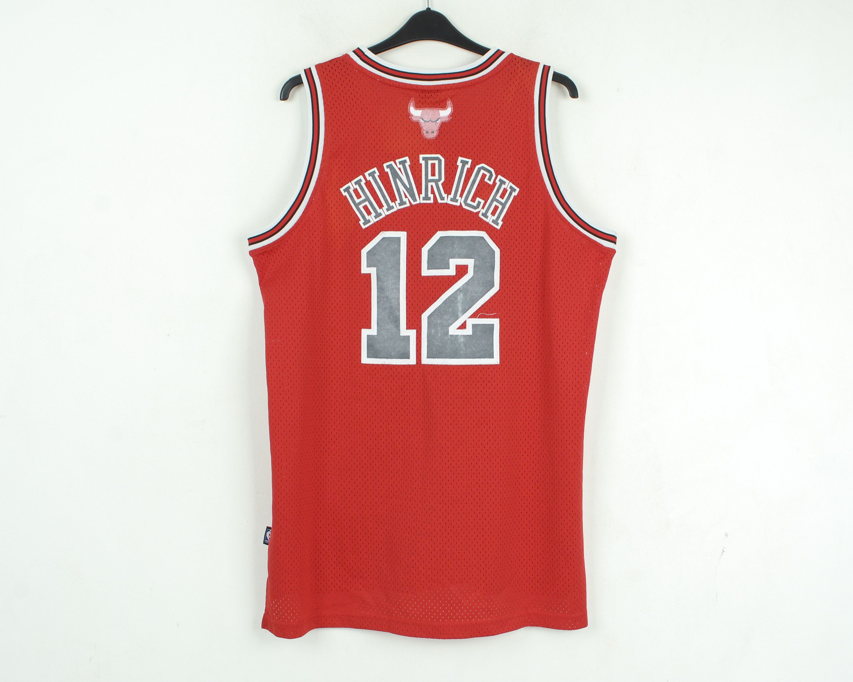 NBA Chicago Bulls Mens L +2 Away Jersey Shirt Kit #12 Hinrich Size US L / EU 52-54 / 3 - 1 Thumbnail