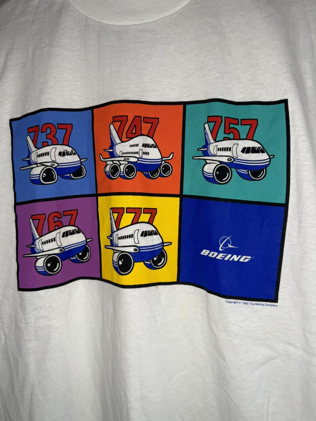 Vintage The Boeing Company Vintage 1993 Airplane T-shirt Size US M / EU 48-50 / 2 - 2 Thumbnail