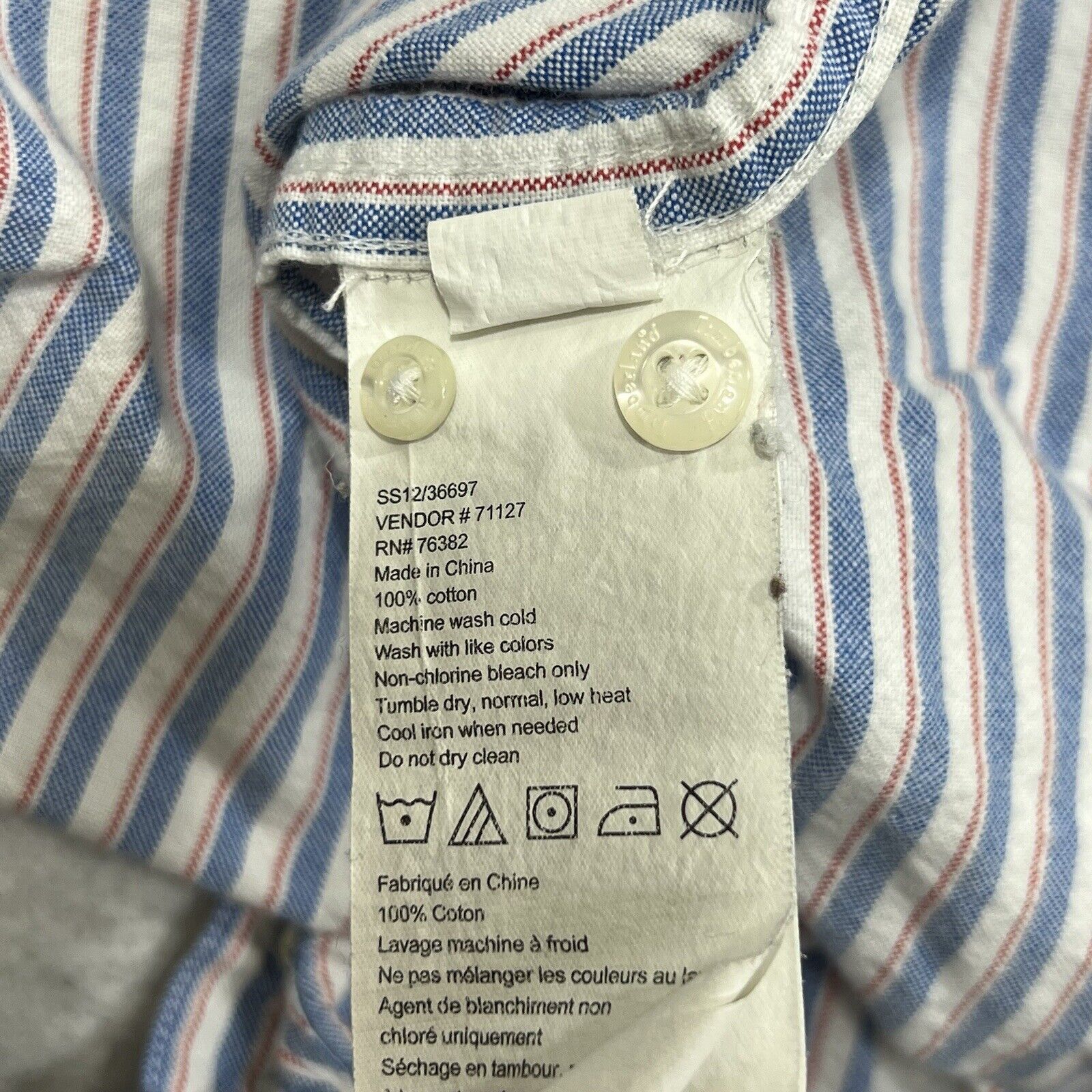 Timberland Timberland Earthkeepers Button Down Blue Striped Dress Shirt Size US S / EU 44-46 / 1 - 11 Thumbnail