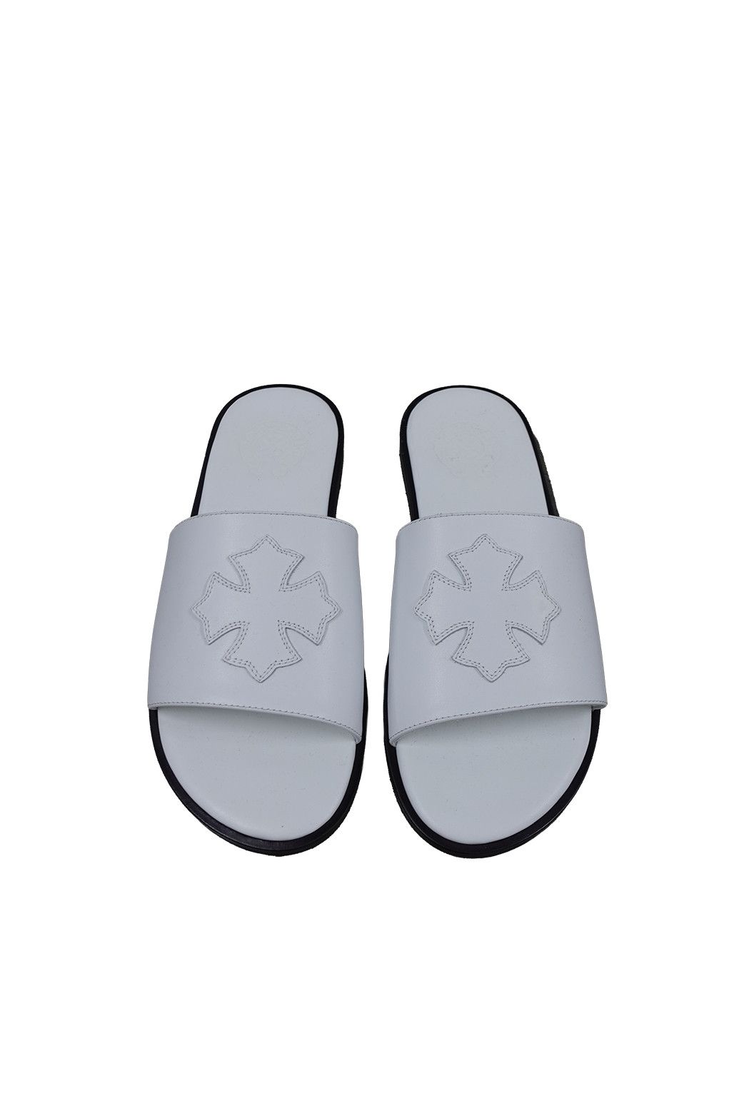 Chrome Hearts CHROME HEARTS CROSS SLIDES WHITE Size US 8 / EU 41 - 1 Thumbnail