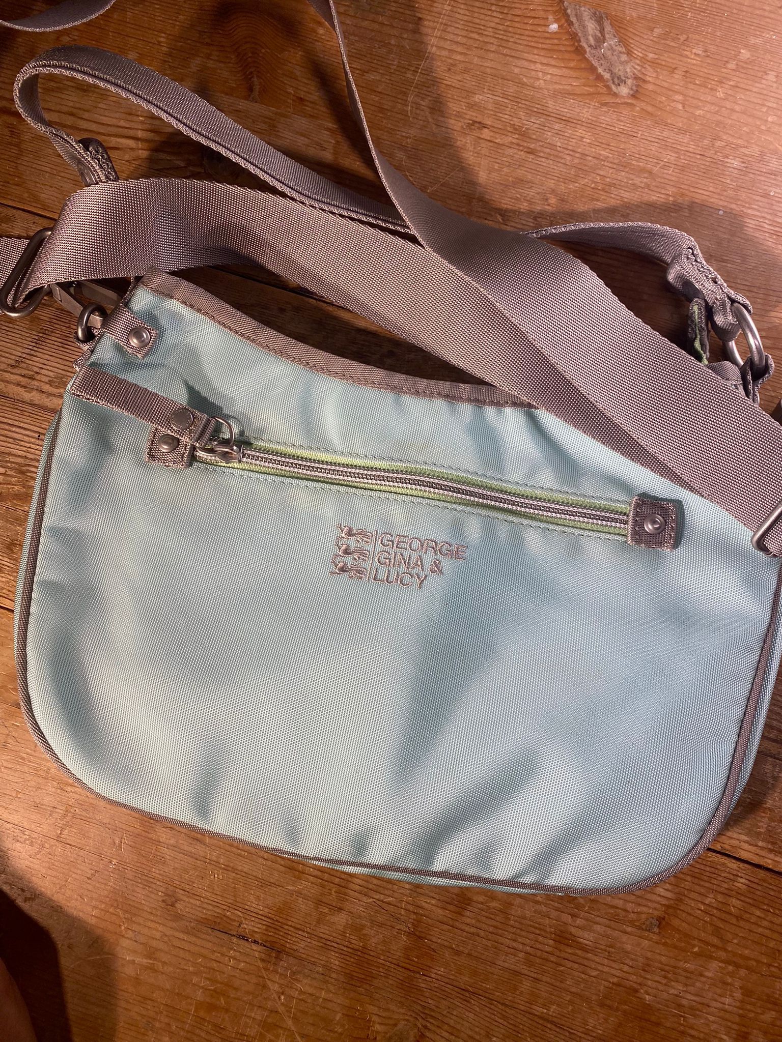 George Gina & Lucy George Gina & Lucy GGL Light Blue Shoulder Bag Y2K Vintage Size ONE SIZE - 2 Thumbnail