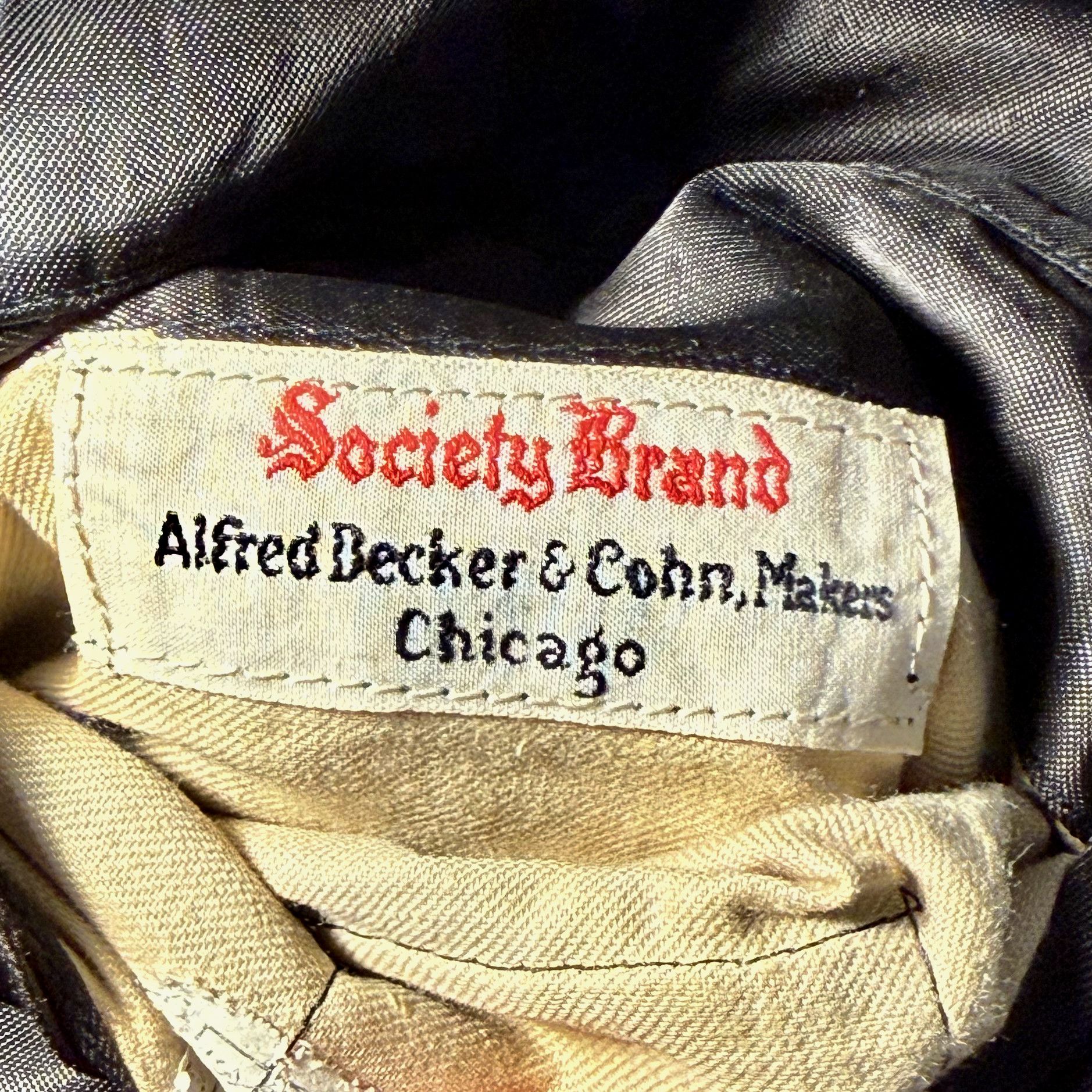 Other 1930s Society Brand Chicago Chalk Stripe DB Suit Size 40S - 6 Thumbnail