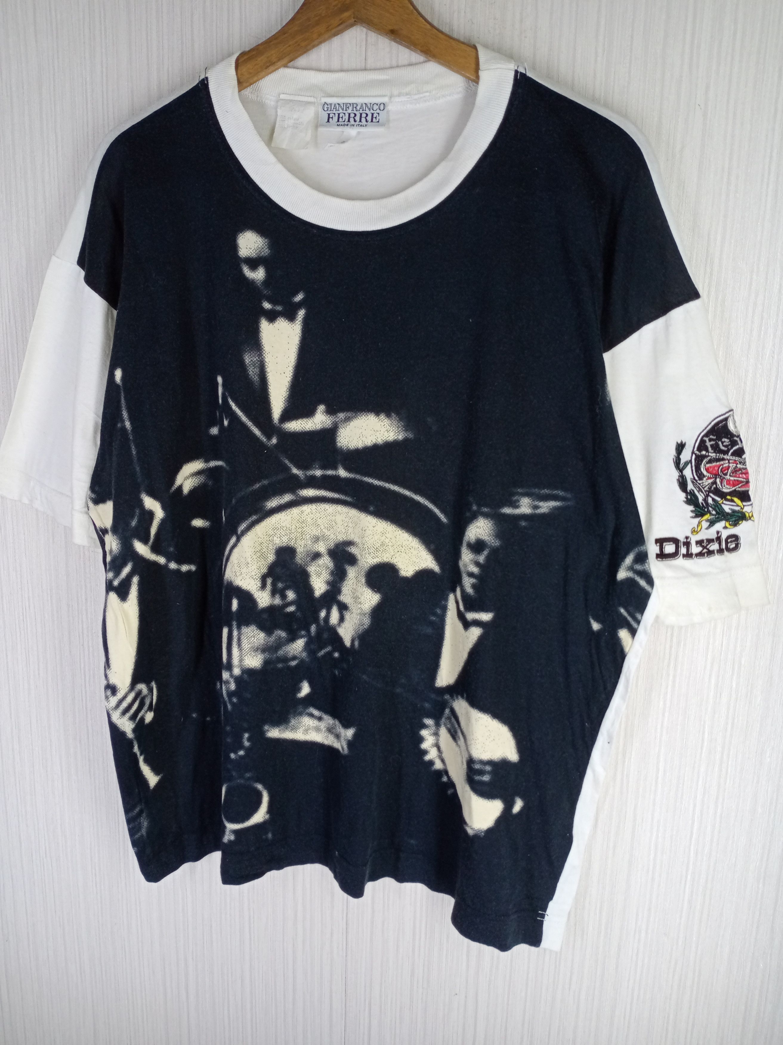 Gianfranco Ferre Rare Vintage Gianfranco Ferre Full print Tshirt Size US M / EU 48-50 / 2 - 2 Thumbnail