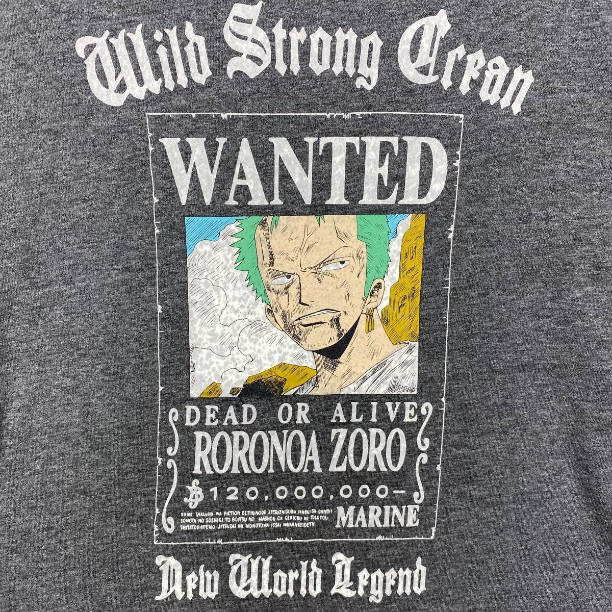 Anime × Japanese Brand × Vintage Vintage 00's ONE PIECE Roronoa Zoro Double Layer Long Sleeve Size US L / EU 52-54 / 3 - 2 Thumbnail