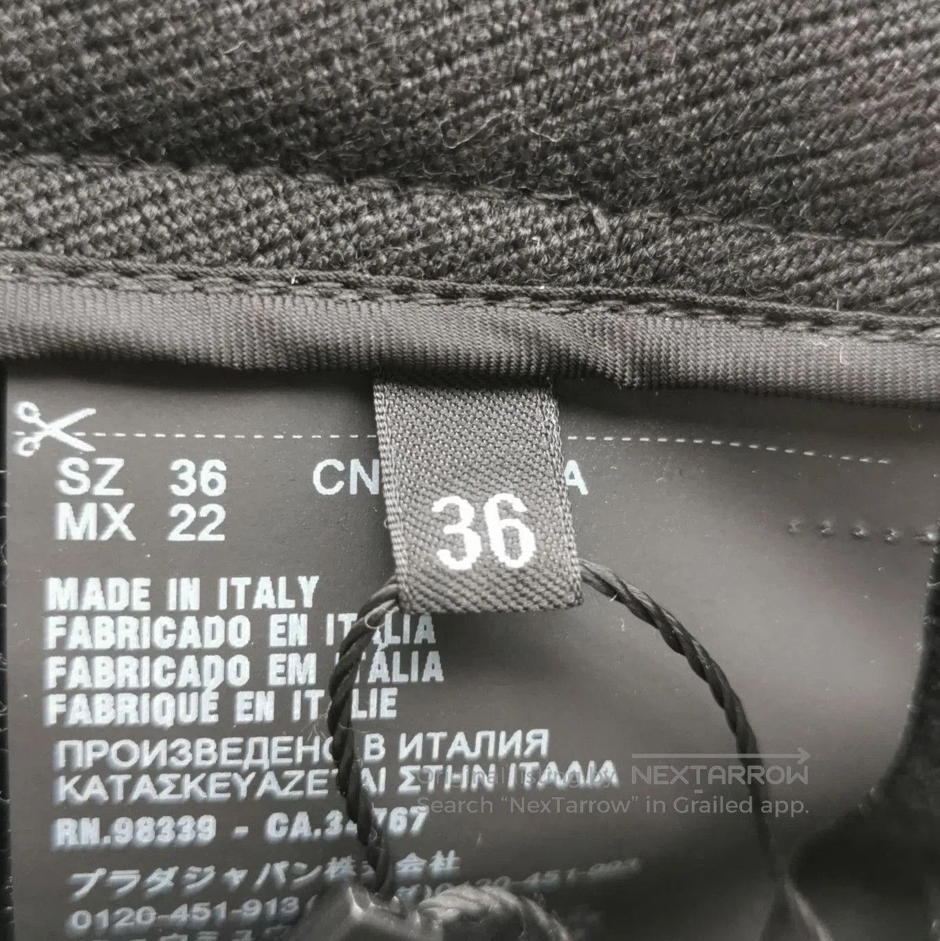 Prada Prada Black Wool Trousers Size 36 . Size 35" - 5 Thumbnail