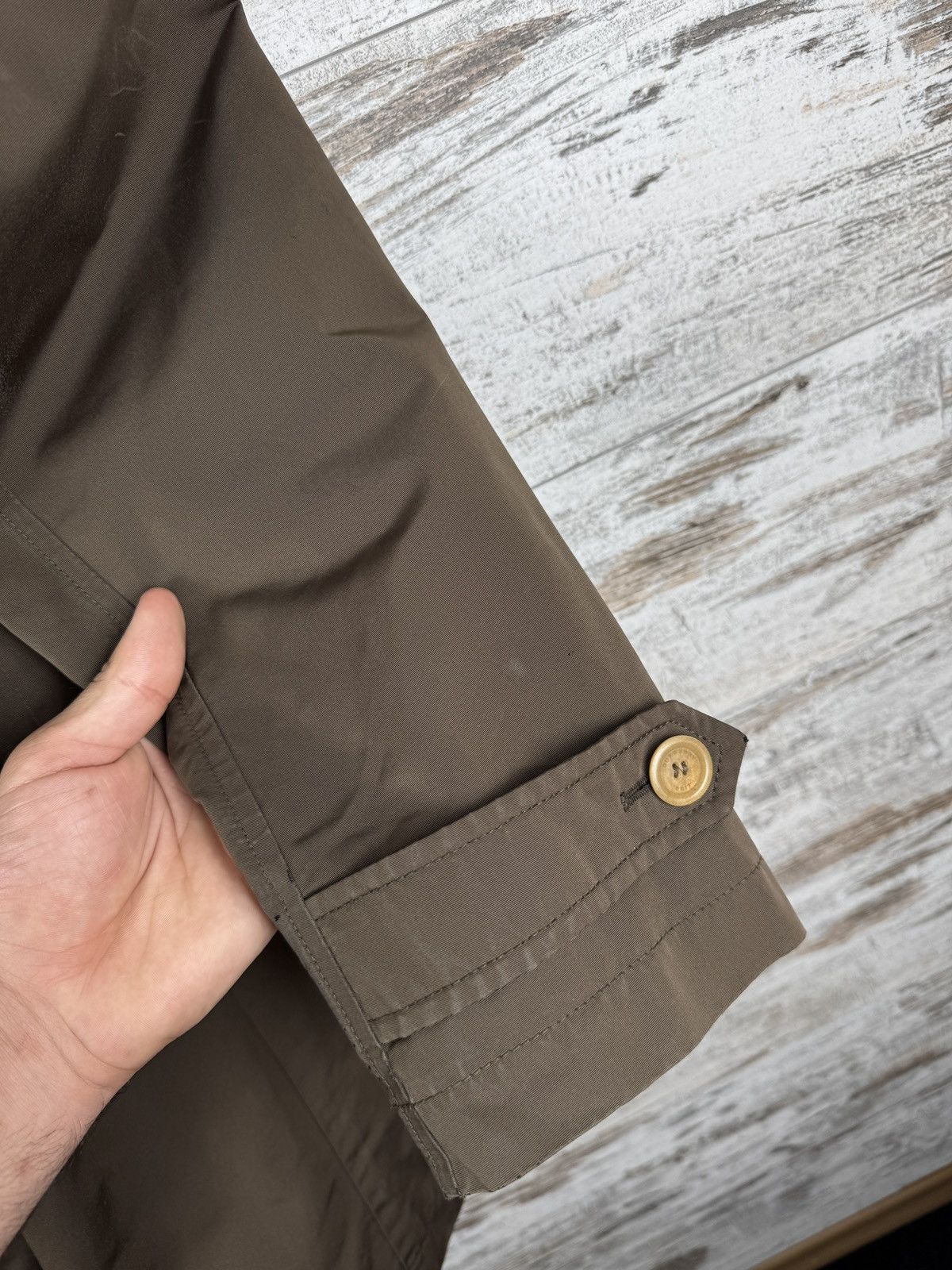 Burberry × Vintage Mens Burberry Brit brown coat trench jacket luxury brown Size US XL / EU 56 / 4 - 10 Thumbnail