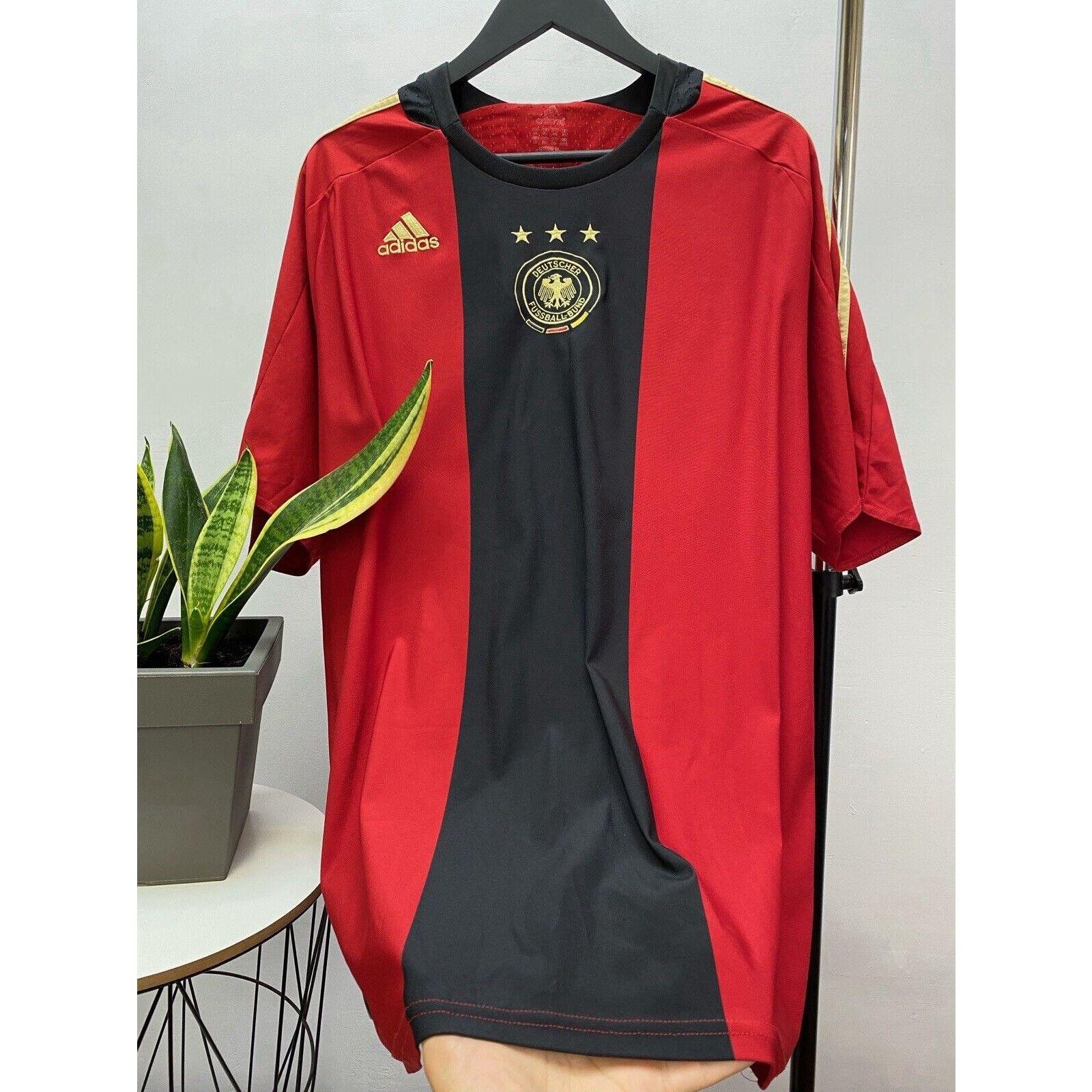 Adidas × Vintage Vintage Germany National 2008 Y2k Blokecore Football Shirt Size US XL / EU 56 / 4 - 10 Thumbnail