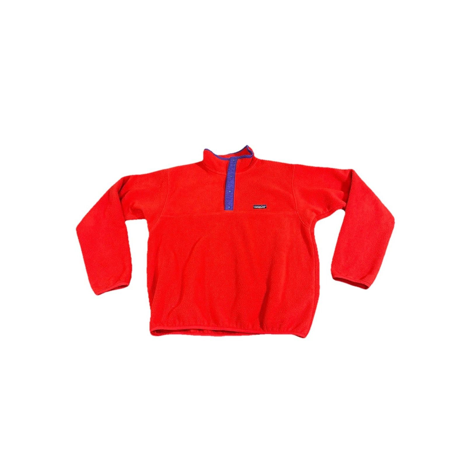 Patagonia Vintage 90s Patagonia Synchilla Snap T Fleece Men's Size Lar Size US L / EU 52-54 / 3 - 1 Thumbnail