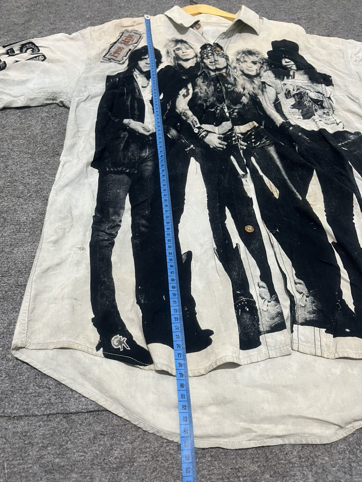 Guns N' Roses Guns N Roses Vintage Shirt Caded Distrassed Size US XL / EU 56 / 4 - 10 Thumbnail