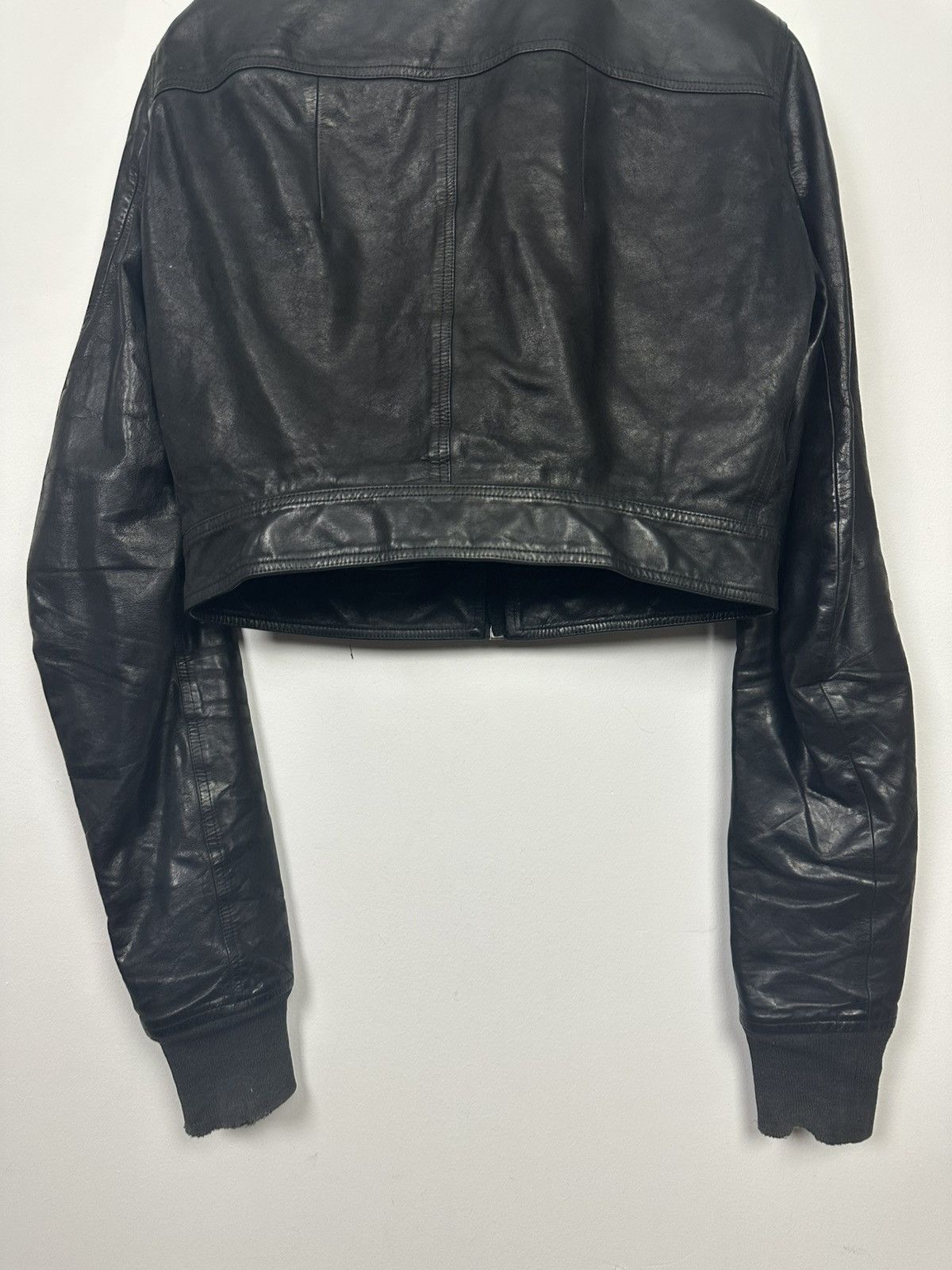 Rick Owens SS18 ‘DIRT’ Heavy Calf Chevron Jacket Size US M / EU 48-50 / 2 - 7 Thumbnail