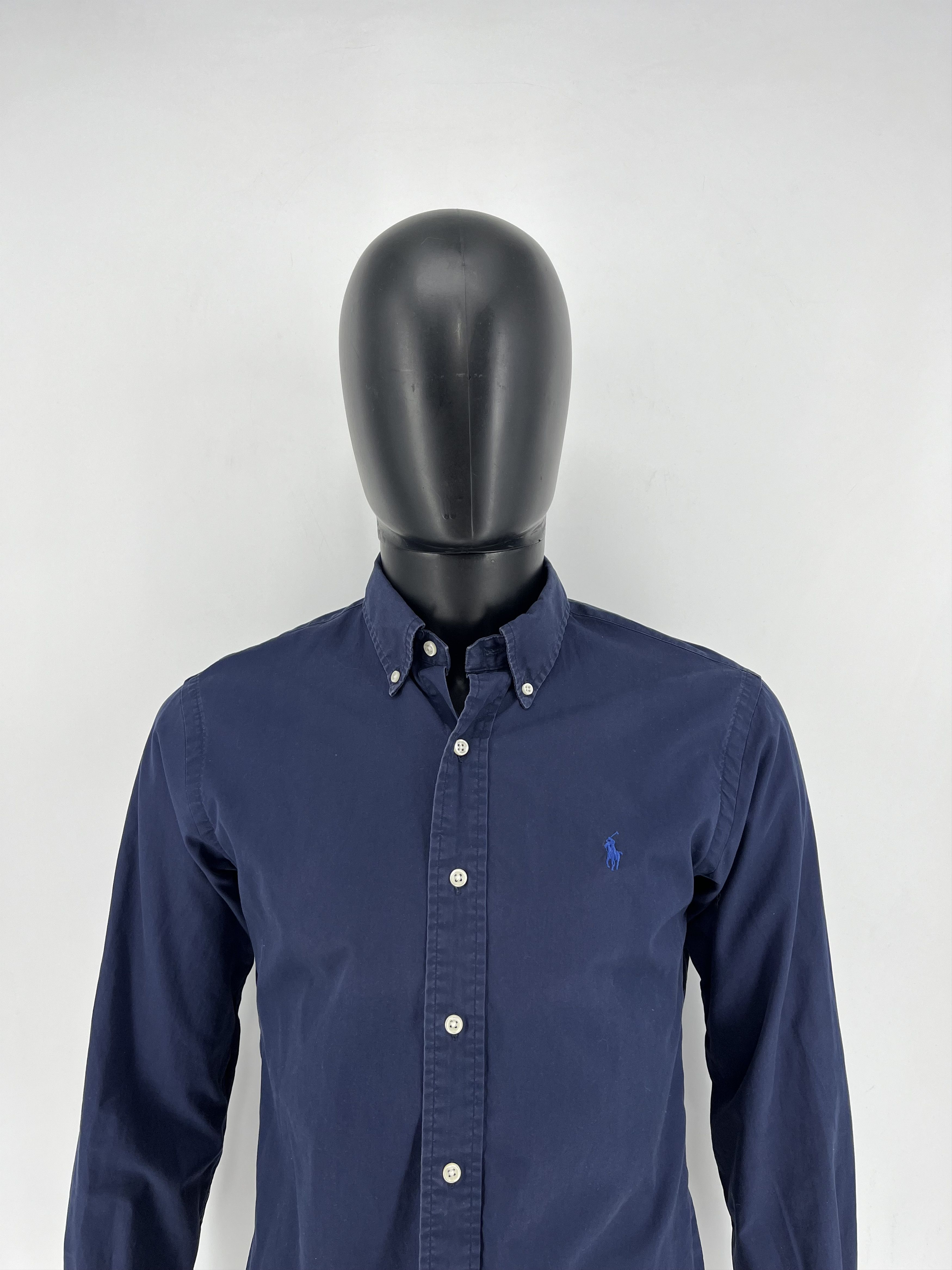 Polo Ralph Lauren Vintage Navy Shirt Polo Ralph Lauren Size M Rare Size US M / EU 48-50 / 2 - 1 Thumbnail