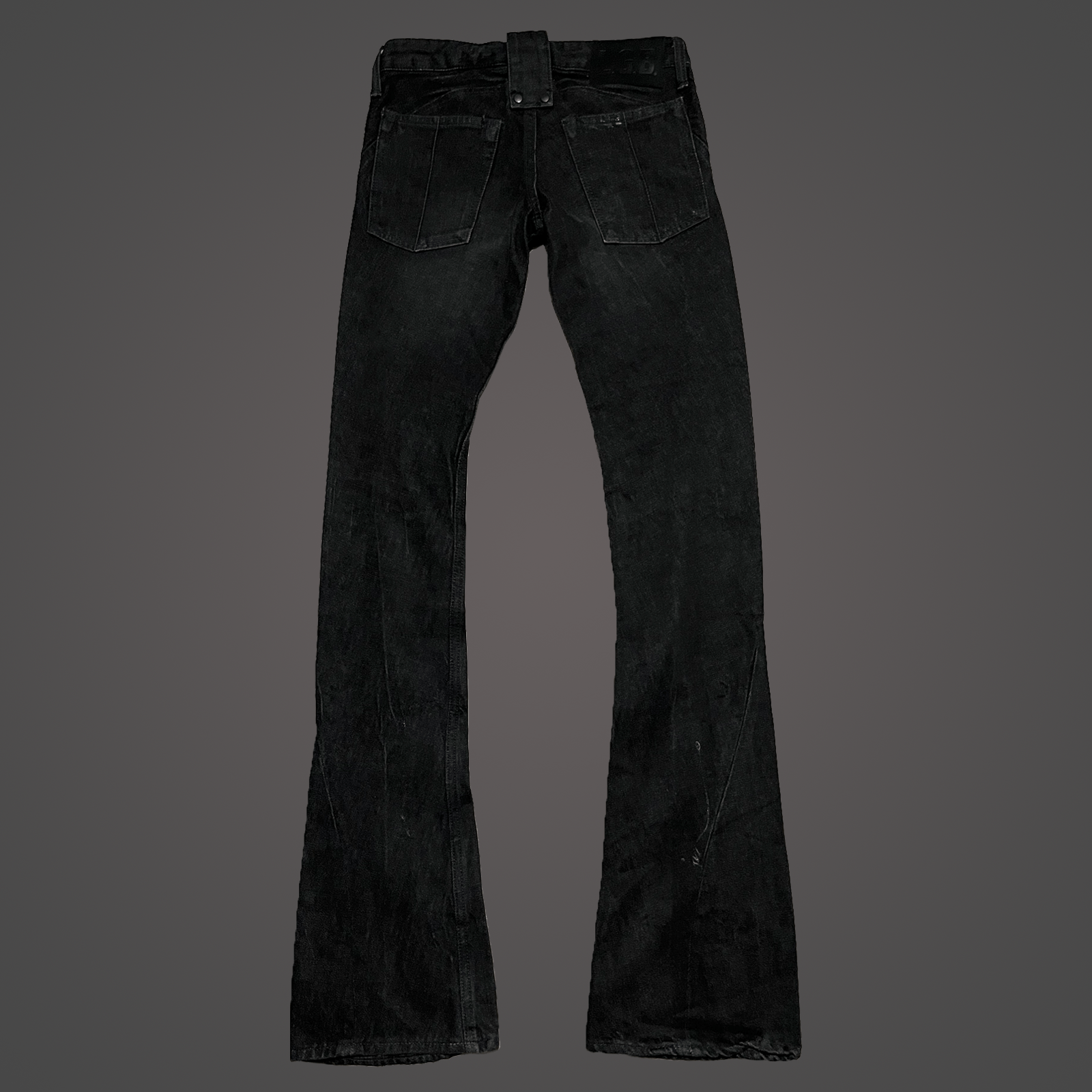 00s Archive Flare Denim Pants –Oil Black 00s archive oil black