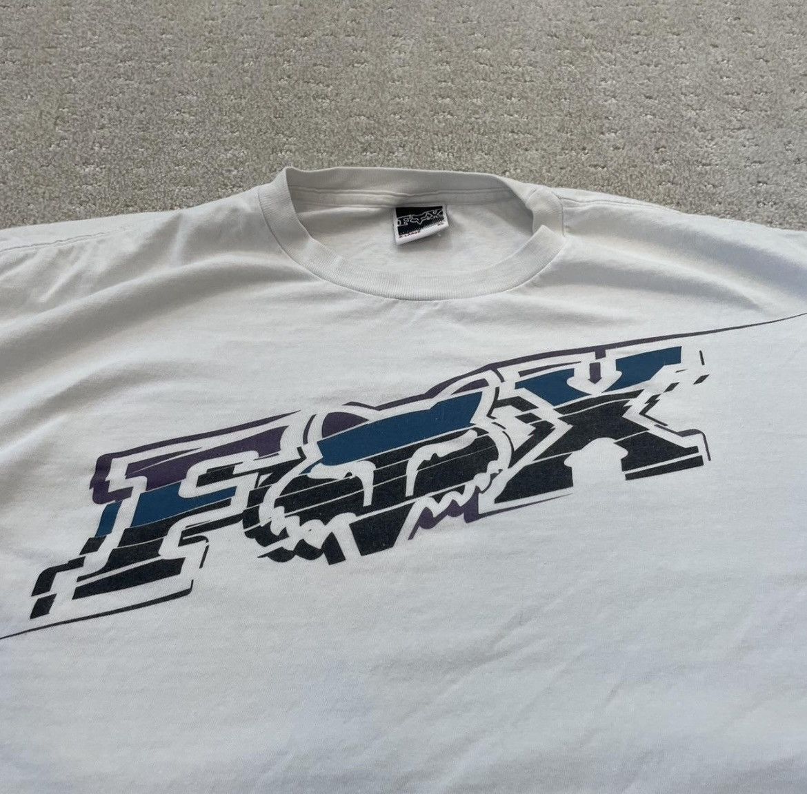 Fox Racing Vintage Fox Racing Tee Size US XL / EU 56 / 4 - 3 Thumbnail