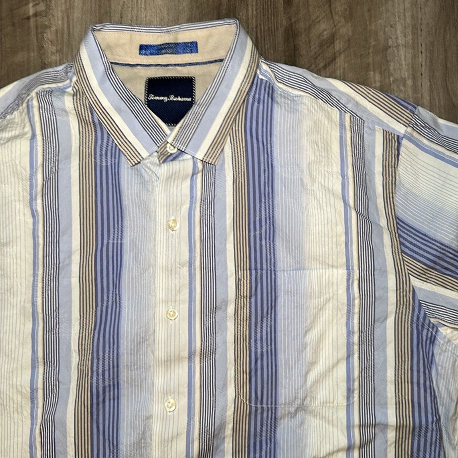 Tommy Bahama Tommy Bahama Silk Blend Striped Floral Long Sleeve - XL Size US XL / EU 56 / 4 - 5 Thumbnail