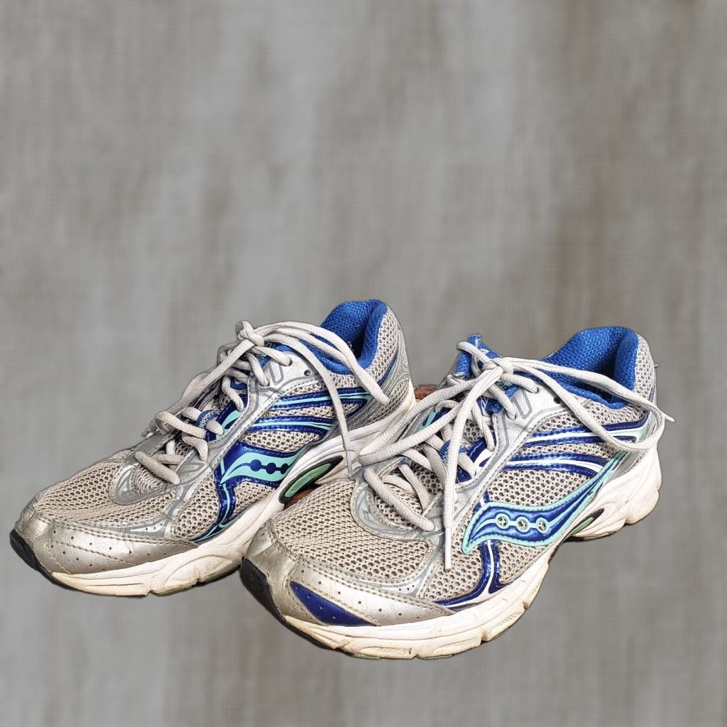Saucony Saucony Natural Series Running Shoes Gray Blue Low Top Sneakers Women's 8.5 M Size M / US 6-8 / IT 42-44 - 1 Thumbnail