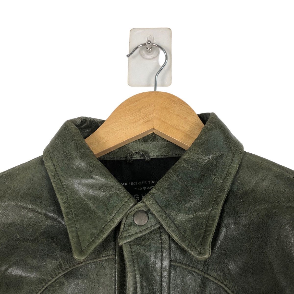 Genuine Leather Doghouse western leather shirt snap button up Size US S / EU 44-46 / 1 - 7 Thumbnail