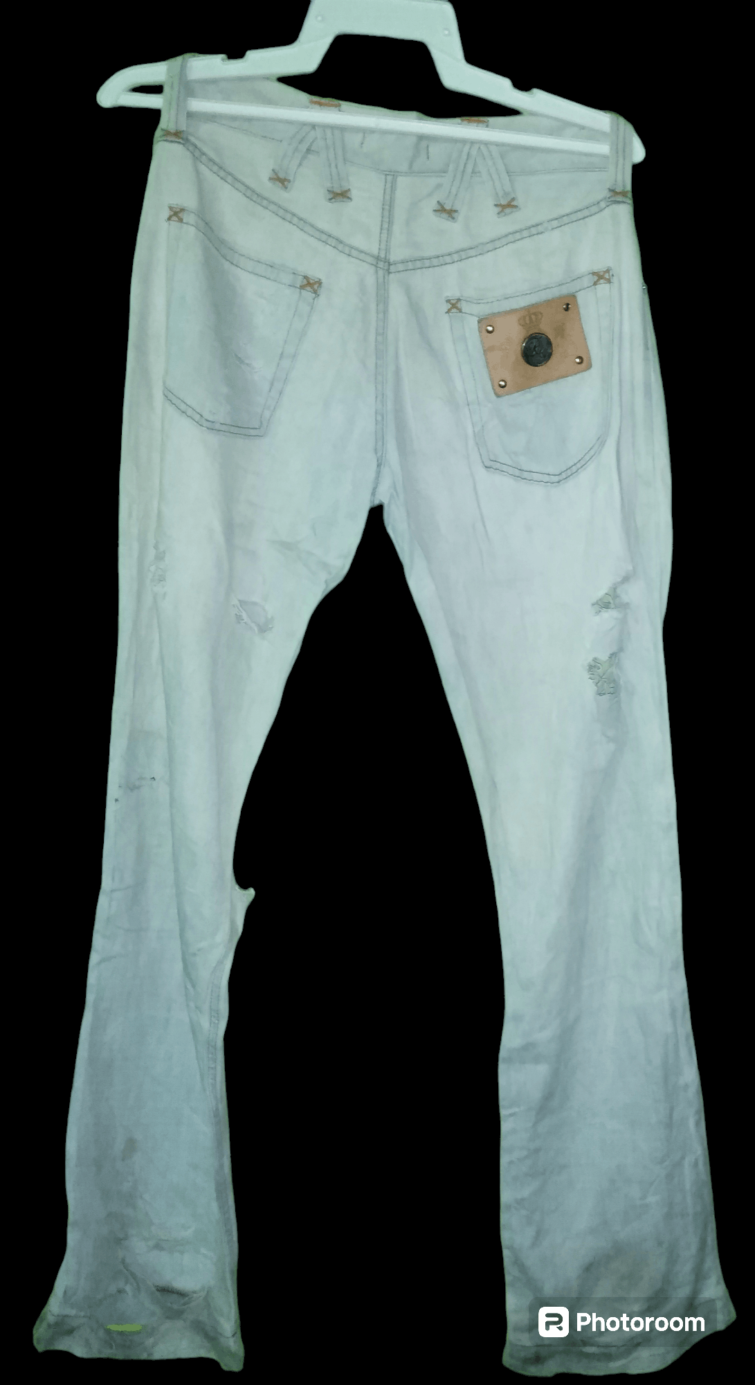 Dolce & Gabbana ⚫Rare⚫Dolce & Gabbana distressed Denim Jeans Size US 30 / EU 46 - 2 Thumbnail