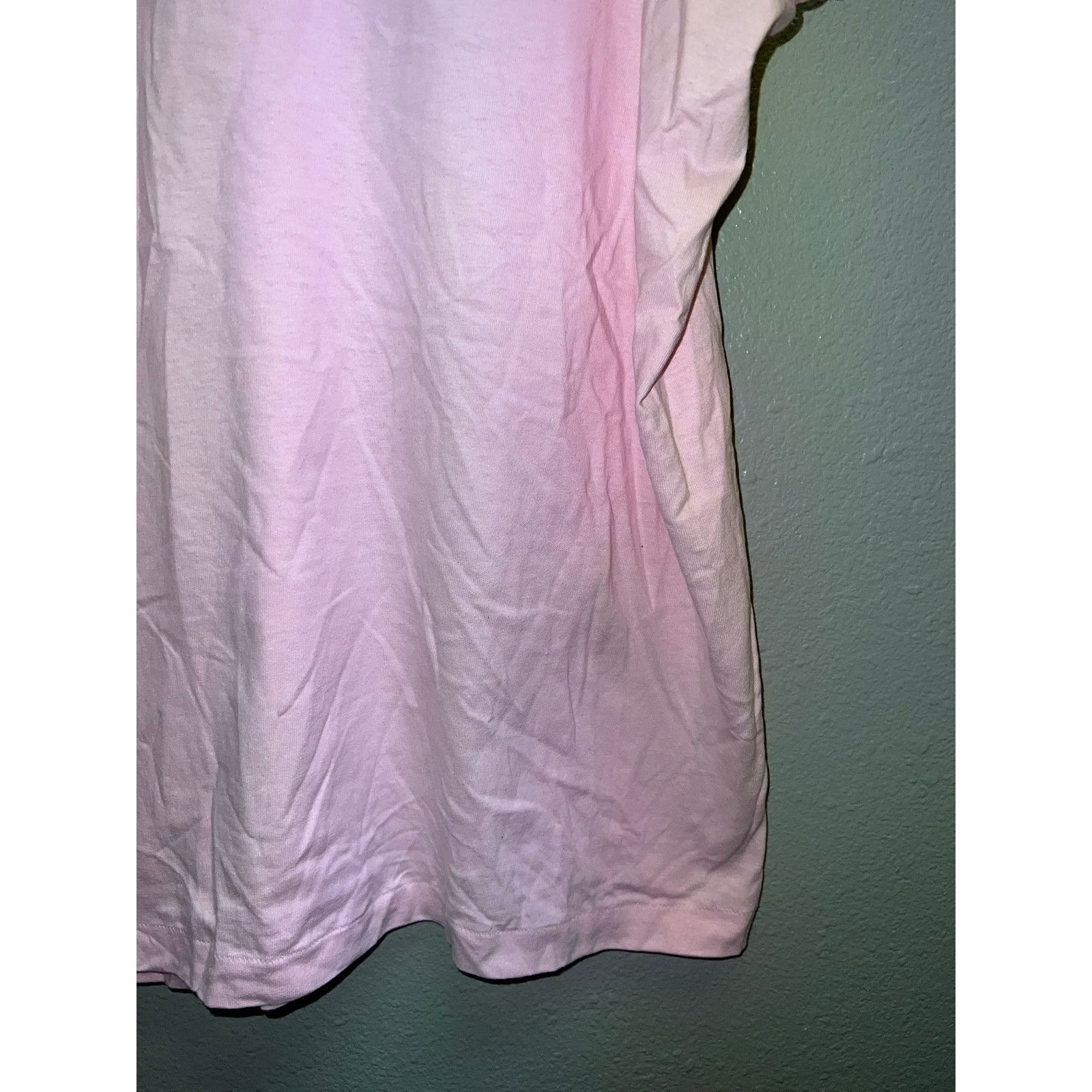 Signal Sport 80s Vintage Signal Mega-Tee Pink Blank Tank Shirt Top VTG L Size US L / EU 52-54 / 3 - 4 Thumbnail