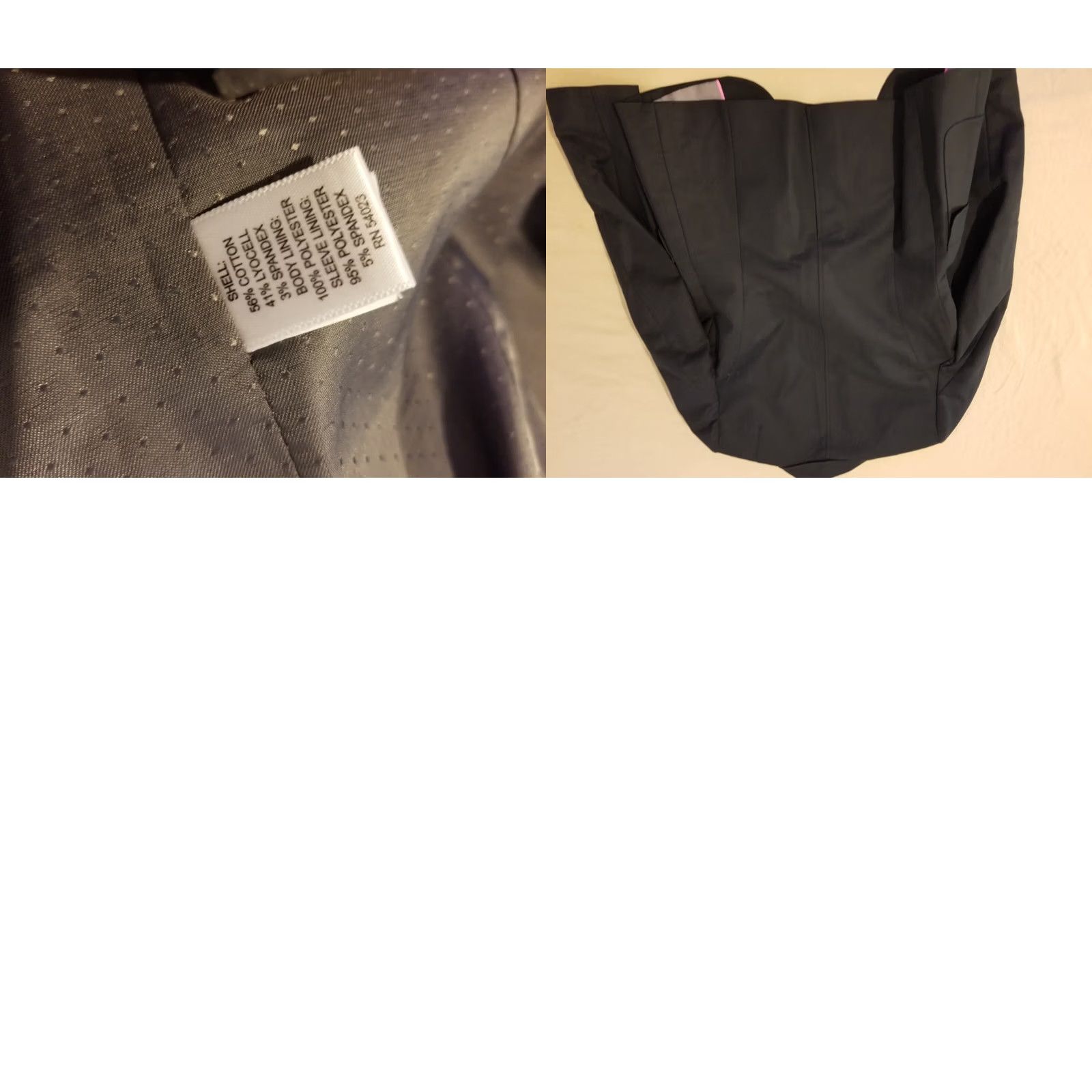Banana Republic Banana Republic Jacket Blazer 4 Black Cotton Womens Size S / US 4 / IT 40 - 8 Thumbnail