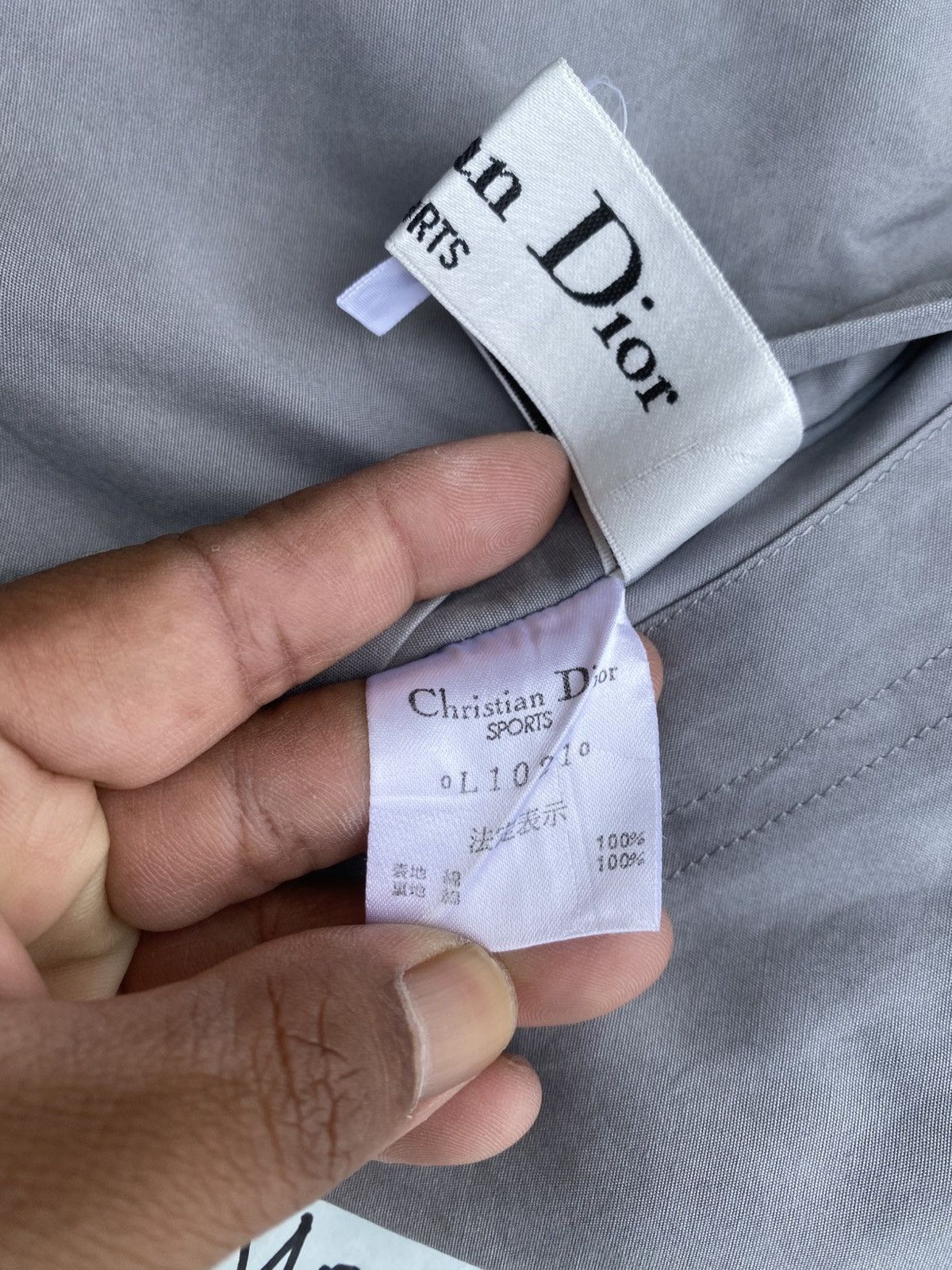 Christian Dior Monsieur Rare Vtg Christian Dior Spellout Reversible Cotton Jacket Size US M / EU 48-50 / 2 - 21 Thumbnail