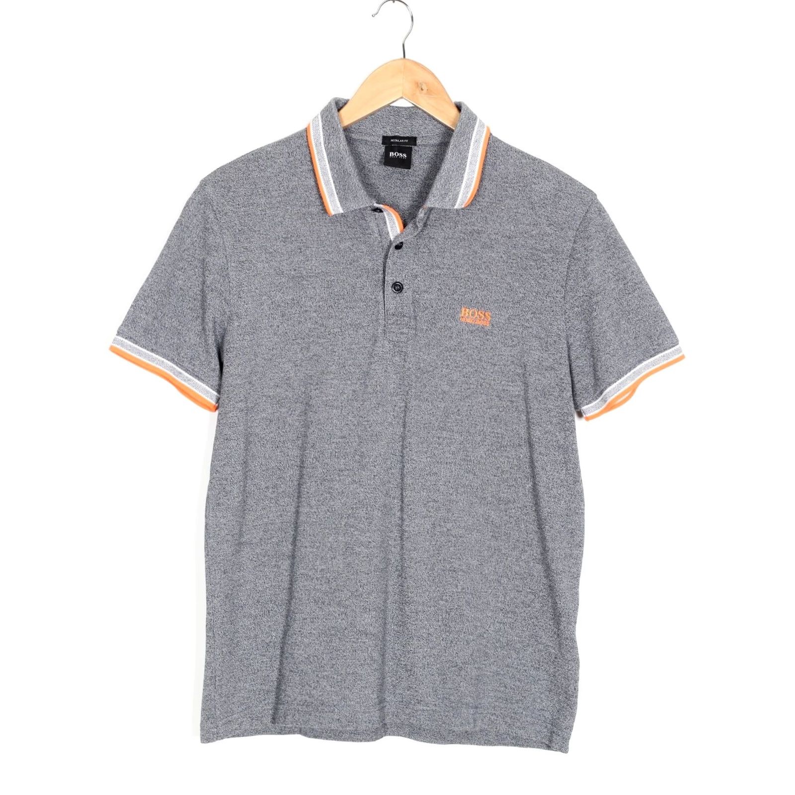 Hugo Boss HUGO BOSS Paddy Polo Shirt Men L Regular Short Sleeve Blue VR3765 Size US L / EU 52-54 / 3 - 2 Thumbnail