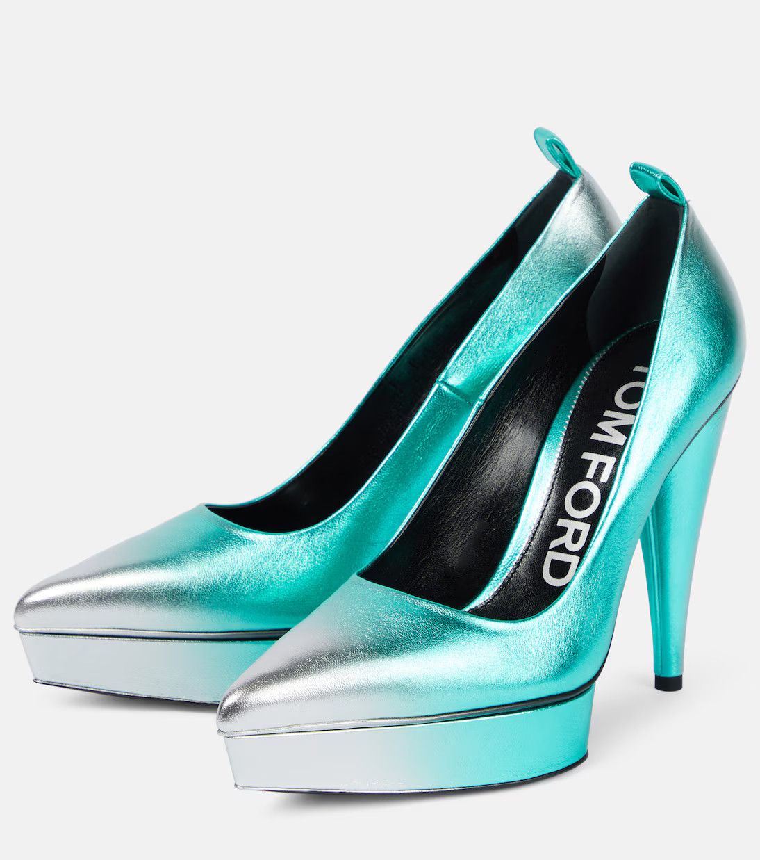 Tom Ford o1y0126 Pumps in Green/Silver Size US 8.5 / IT 38.5 - 2 Thumbnail