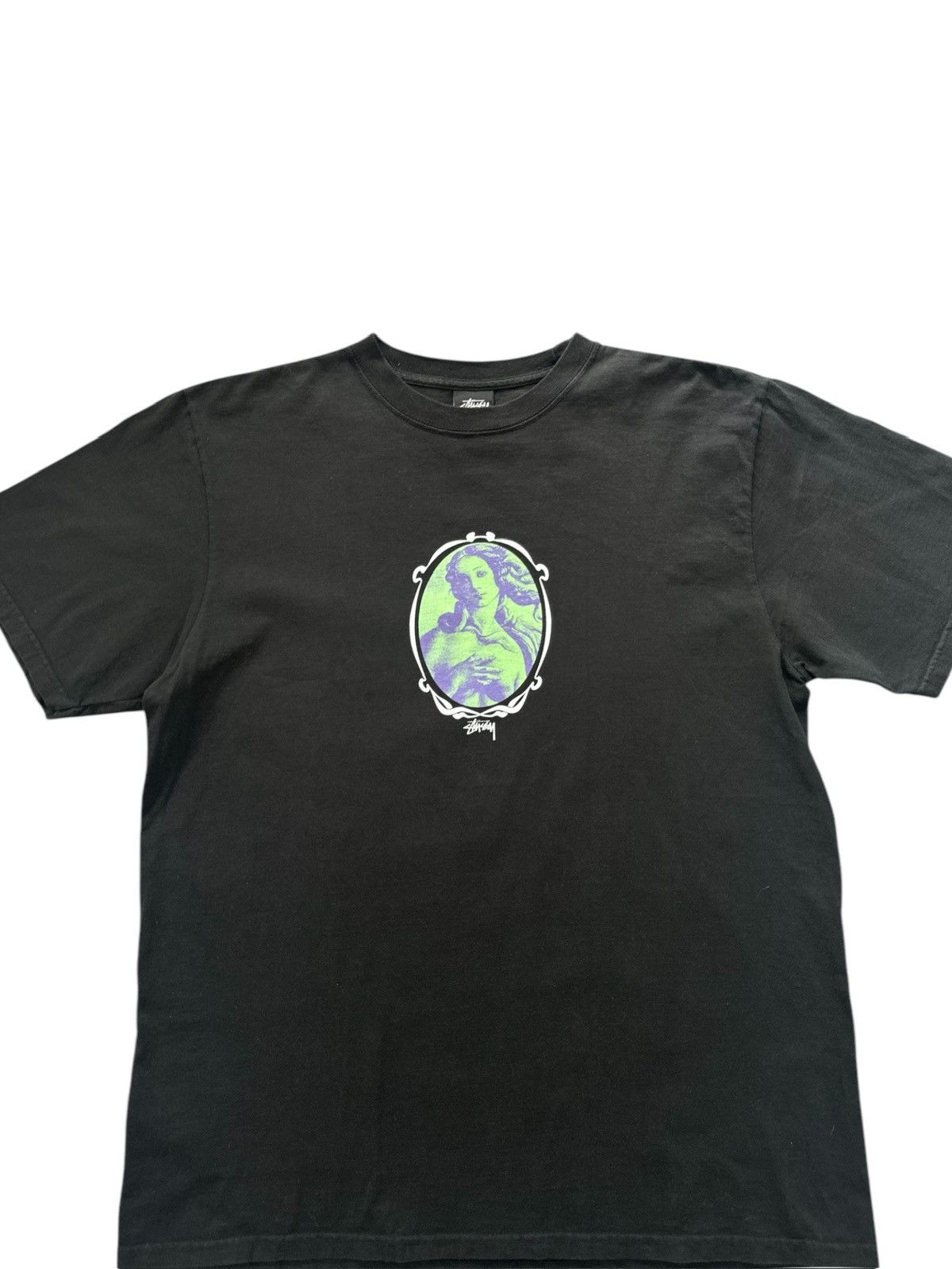 Stussy Stussy Venus Oval Pigment Dyed Tee Size US M / EU 48-50 / 2 - 2 Thumbnail