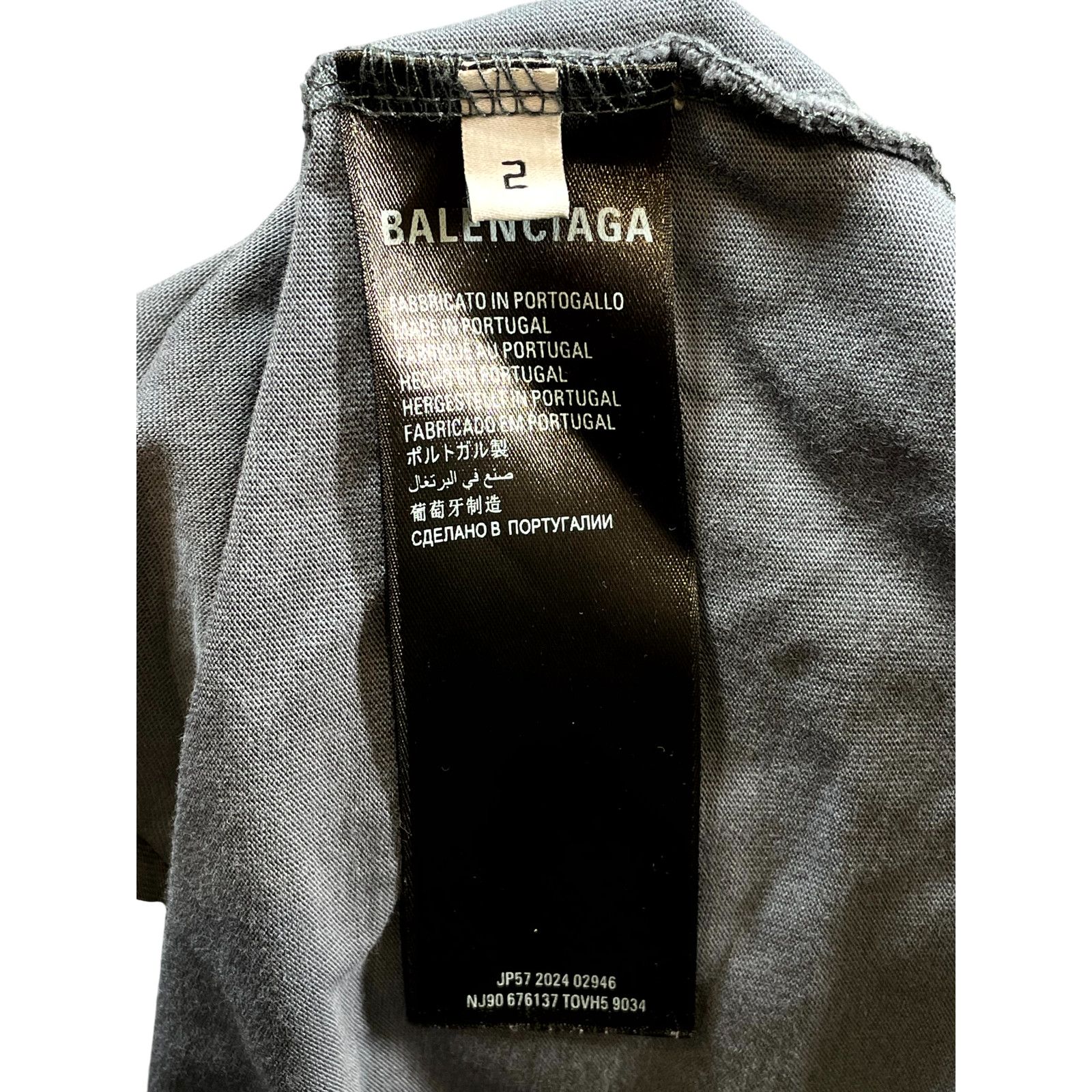 Balenciaga Balenciaga See Now Buy Now Blue Tee Size US L / EU 52-54 / 3 - 3 Thumbnail