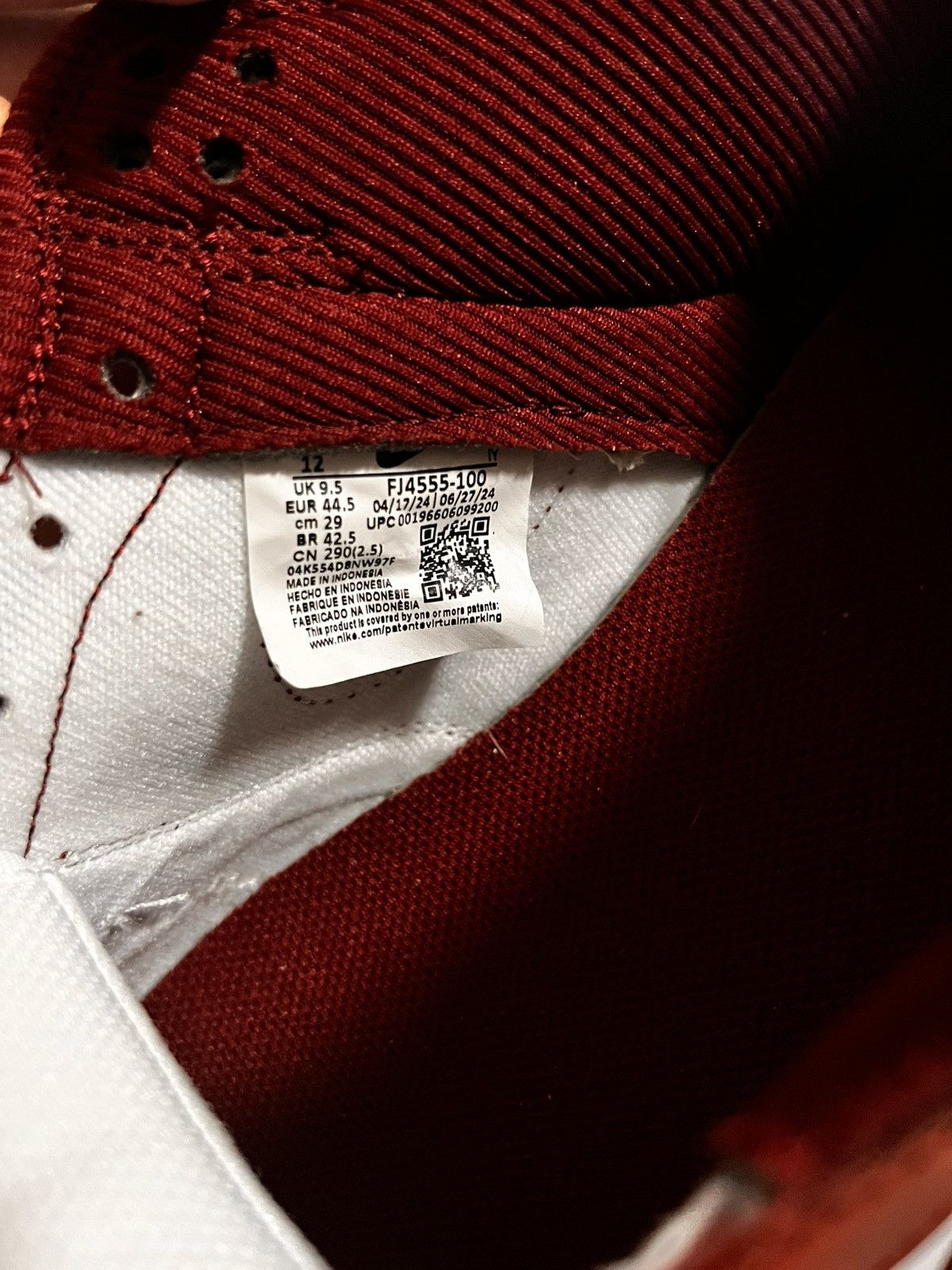 Nike Nike Dunk Premium Low Vintage Red W Size US 10.5 / EU 43-44 - 5 Thumbnail
